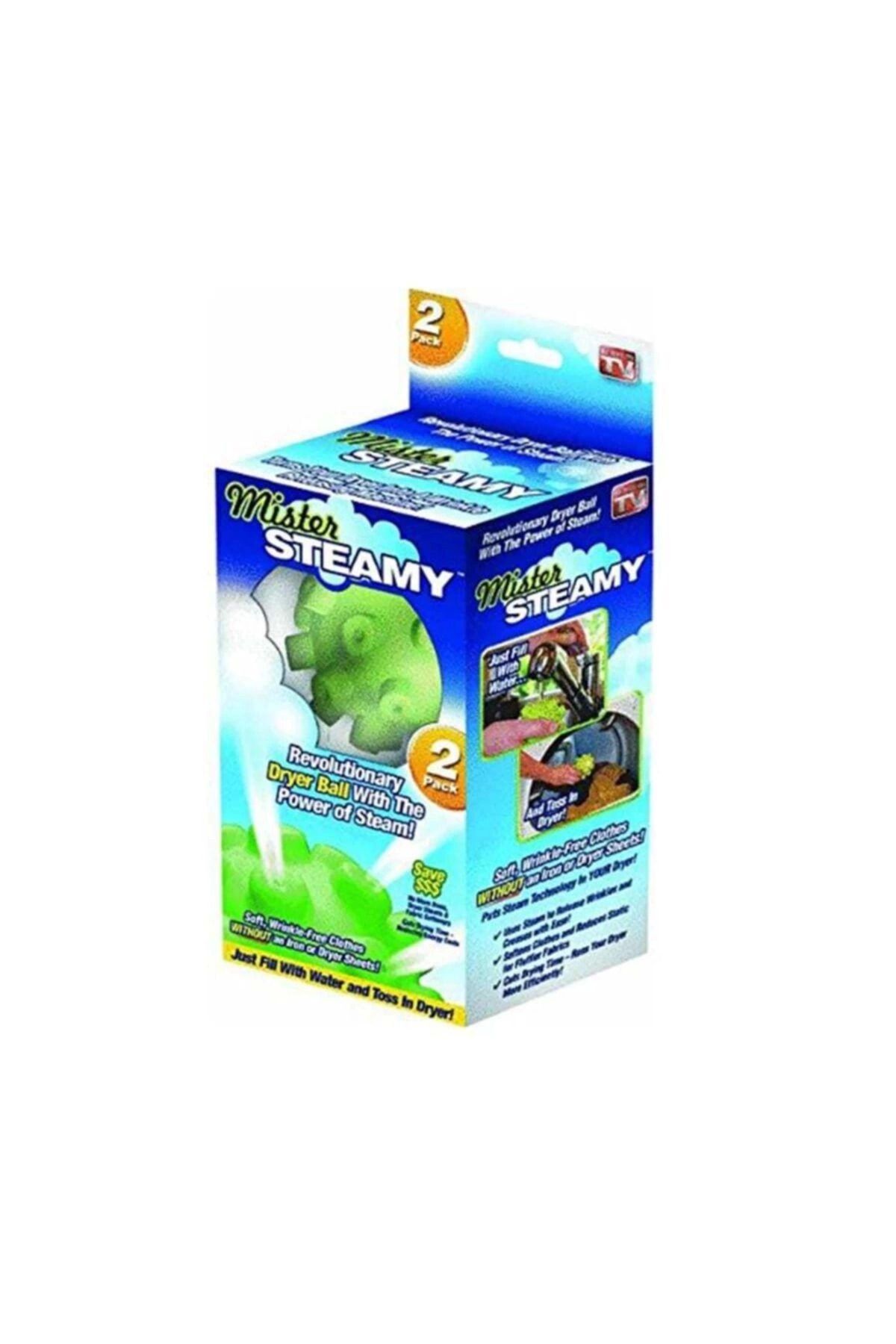 feifei Mister Steamy Buharlı Çamaşır Kurutma Ve Ütü Topları Pratik 2'li
