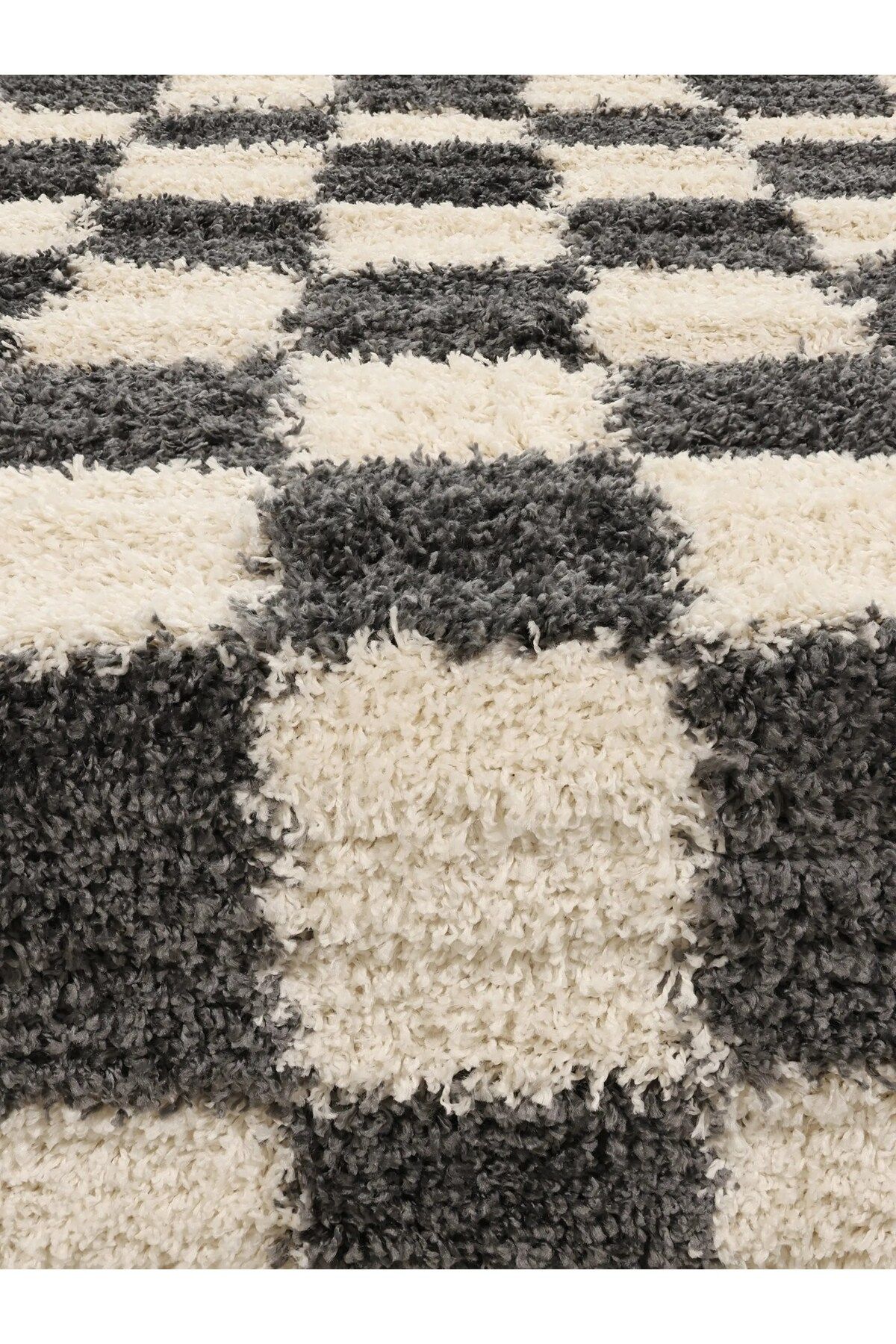 EUROBANO-Decorative Moon Patterned Checkered Non-Slip Base 50X100 cm Doormat Chessmoon Collection 4