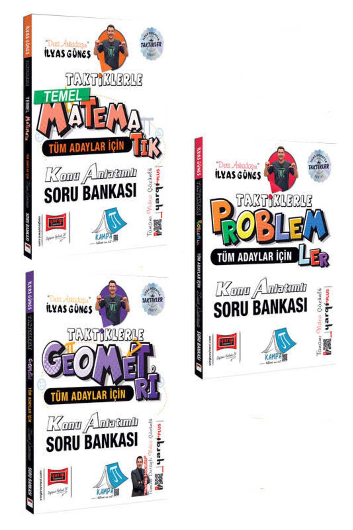 Yargı Yayınları Yargı Yayınları Tüm Adaylar İçin Taktiklerle Matematik - Geometri - Problemler Seti (3 Kitap)