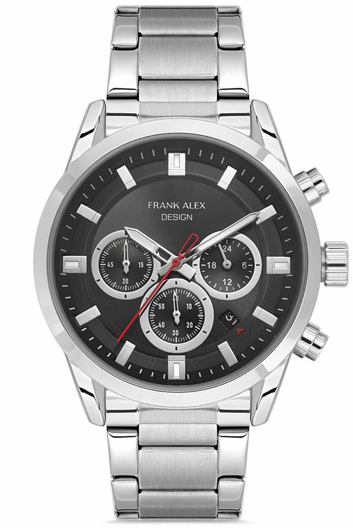 Frank Alex FX 07240-03 Takvimli ve Kronometreli Erkek Kol Saati.