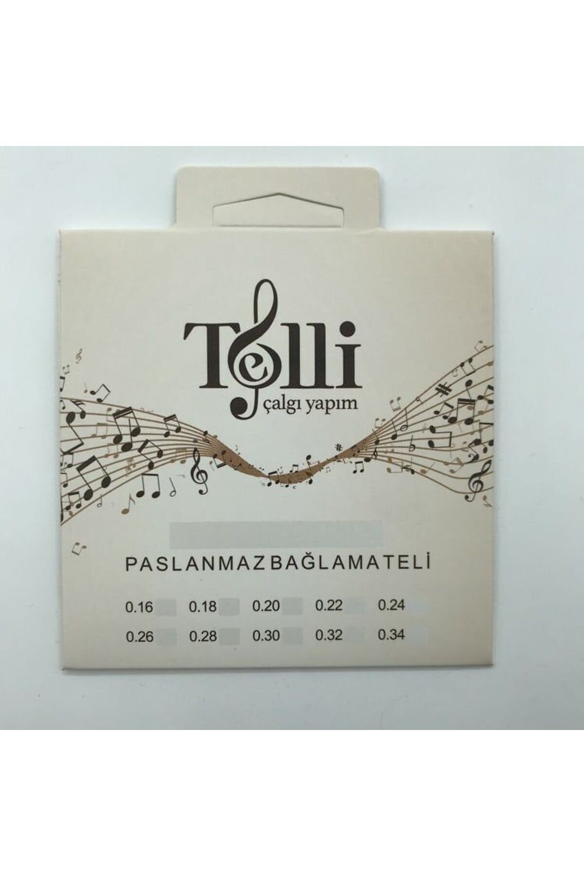 tellicalgiyapim Telli Çalgı Yapım Kısa Sap İnce Bam Teli 0,40 mm