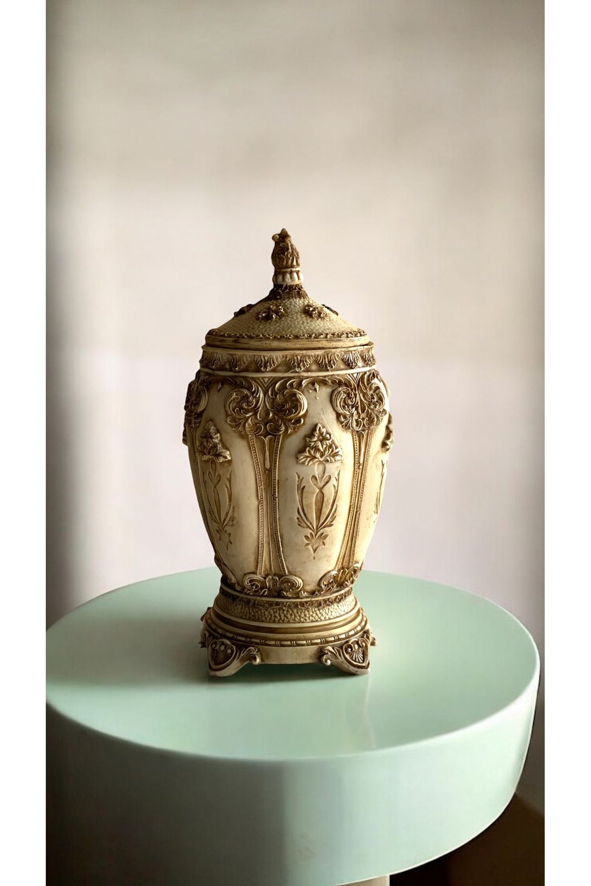 pigmalion home decor Dekoratif Vazo, El yapımı Eskitme Vazo