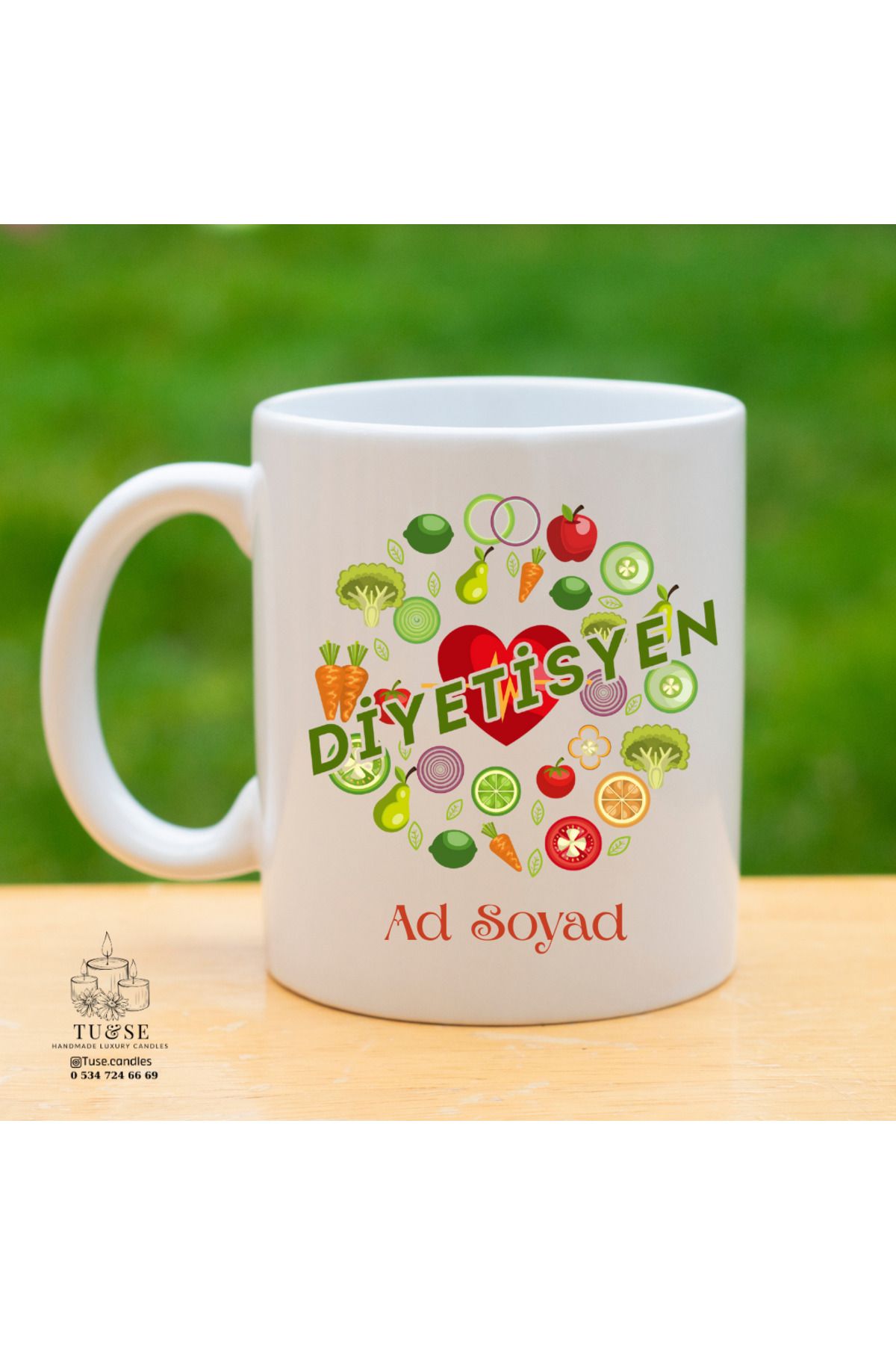 Tu&Se Candles ☕ Kahvesi de Dengeli – Diyetisyenlere Özel Kupa Bardak