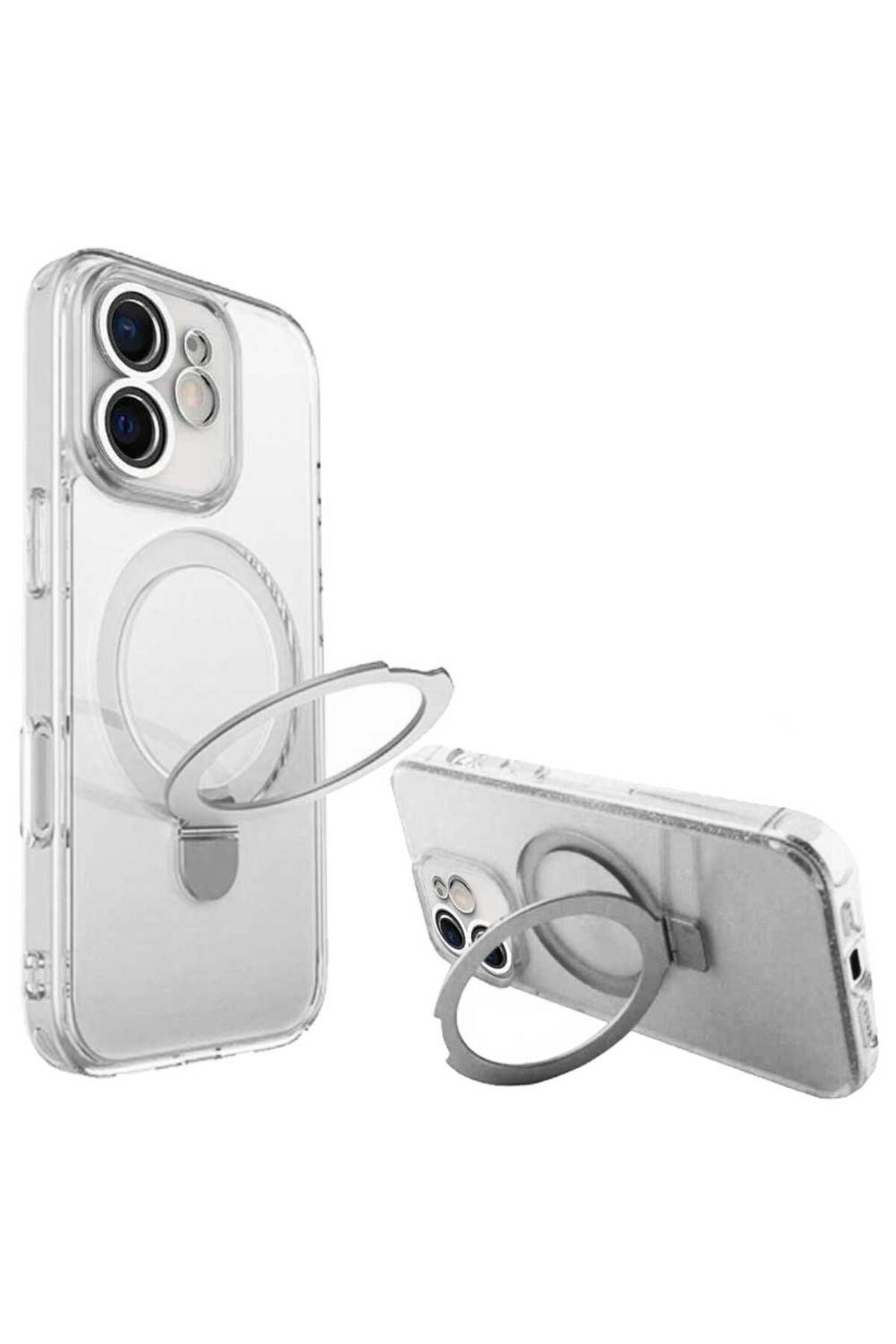 Smart Tech Apple iPhone 11 Uyumlu Magsafe Standlı Milano Kılıf