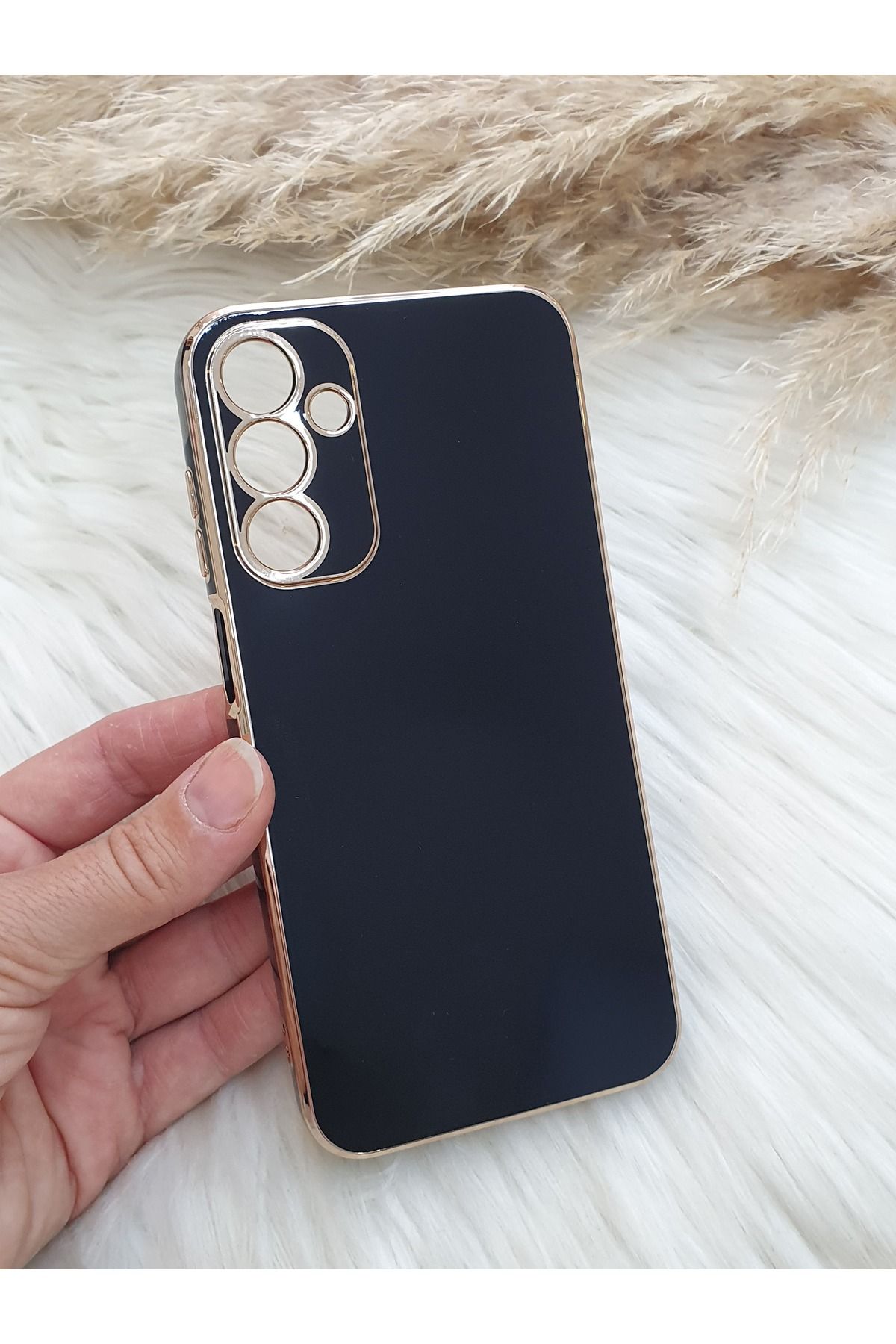 ZB Aksesuarda Moda Samsung GALAXY S9 Uyumlu Lazer Kesim Parlak Kılıf