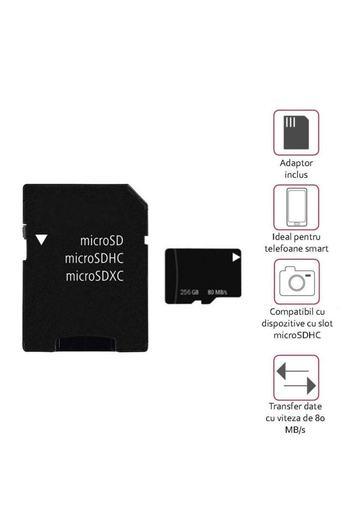 SIKS-Memory Card, Micro-SDXC, 256 GB, Class 10,80MB/s, Adapter Included 4