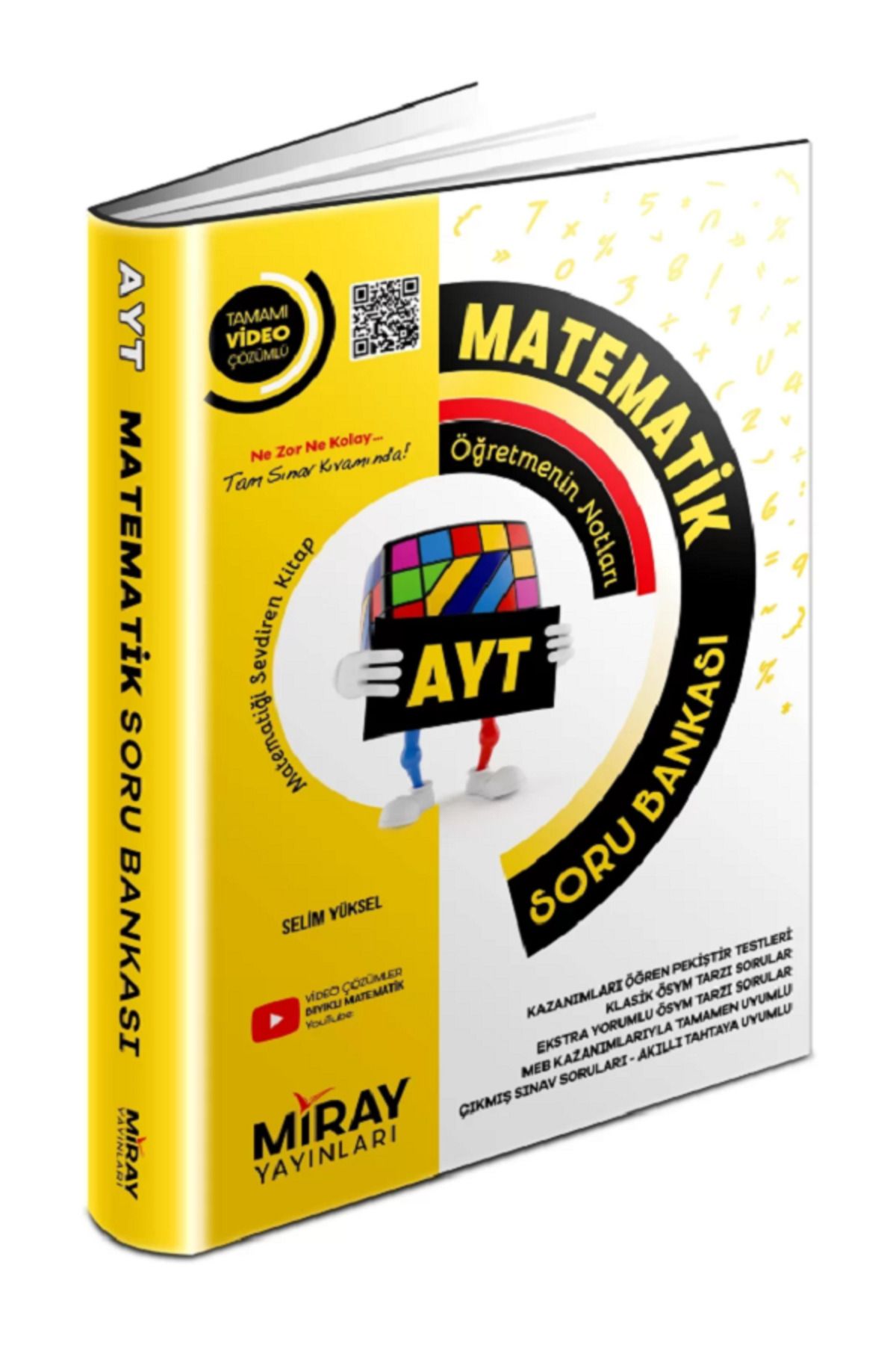 Evrensel İletişim Yayınları Miray Yay. AYT Matematik Soru Bankası / Öğretmenin Pratik Notları - Tamamı Video Çözümlü