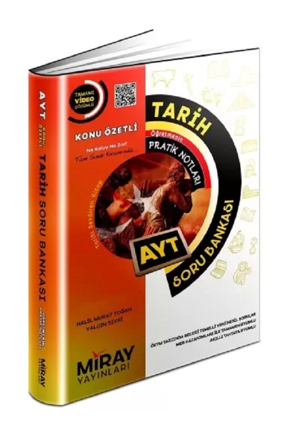 Evrensel İletişim Yayınları Miray Yay. AYT TARİH Soru Bankası / Öğretmenin Pratik Notları - Tamamı Video Çözümlü