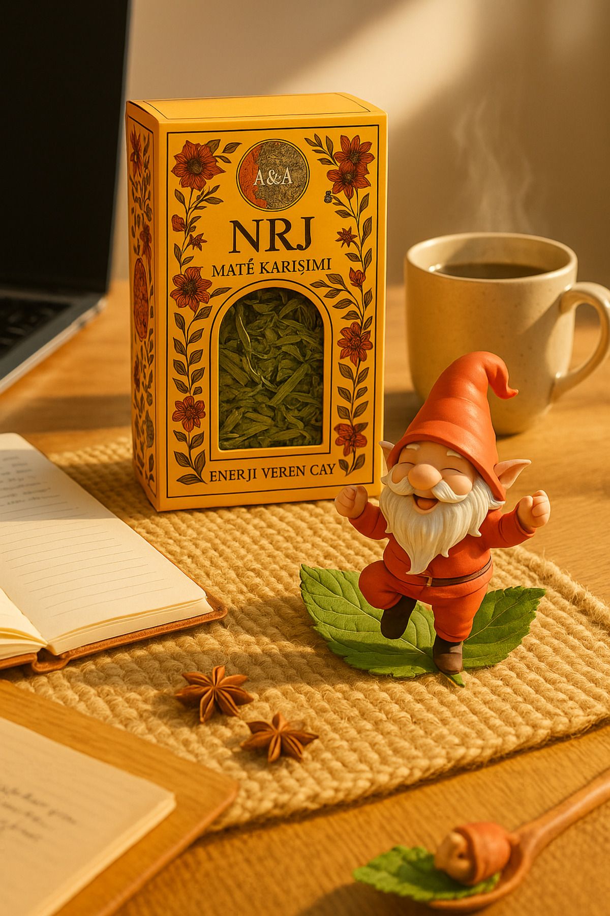 A&A N.R.J Koleksiyon gnomlu çay kutusu 150g