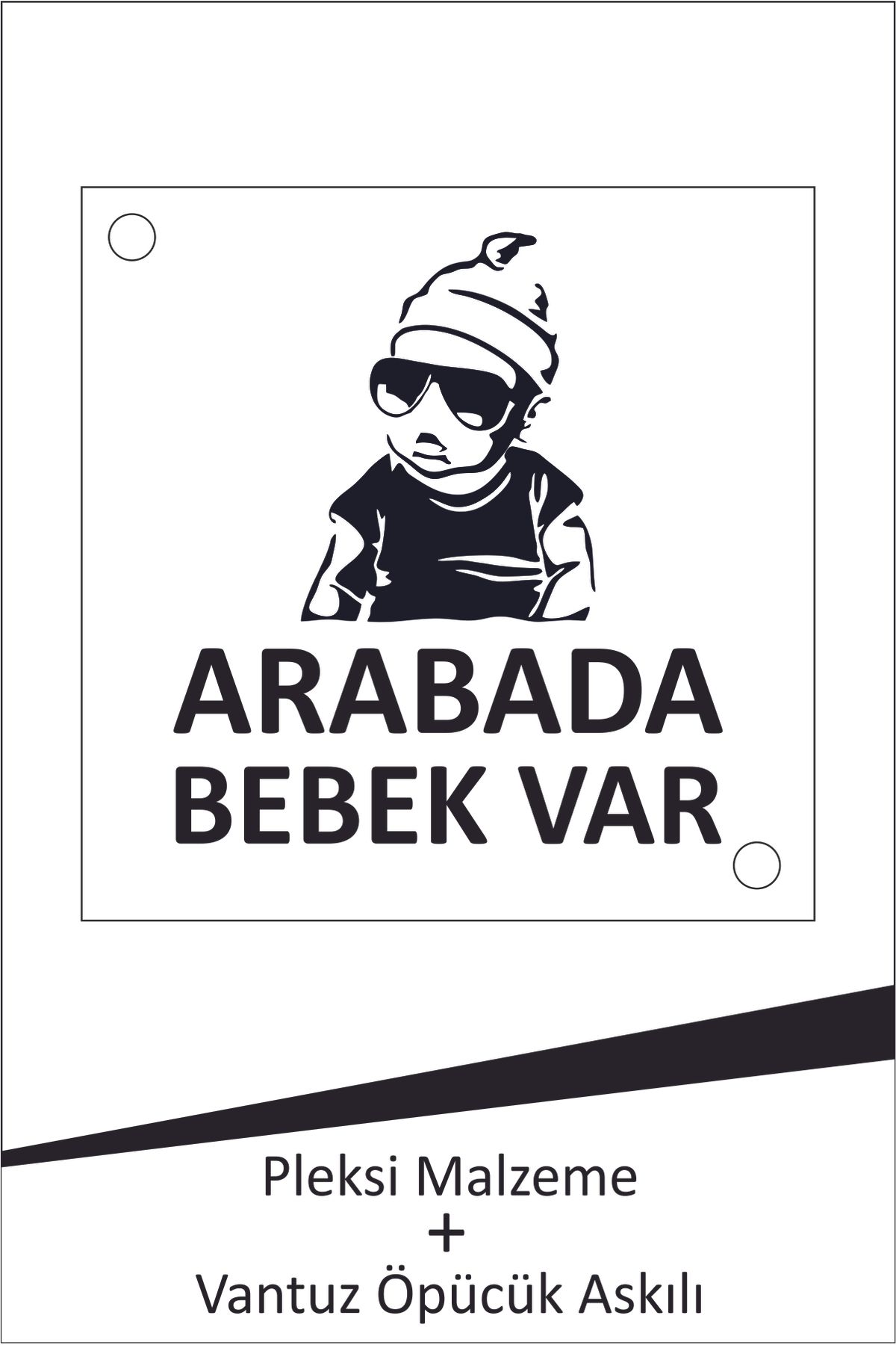 merta PLEKSİ ARABADA BEBEK VAR