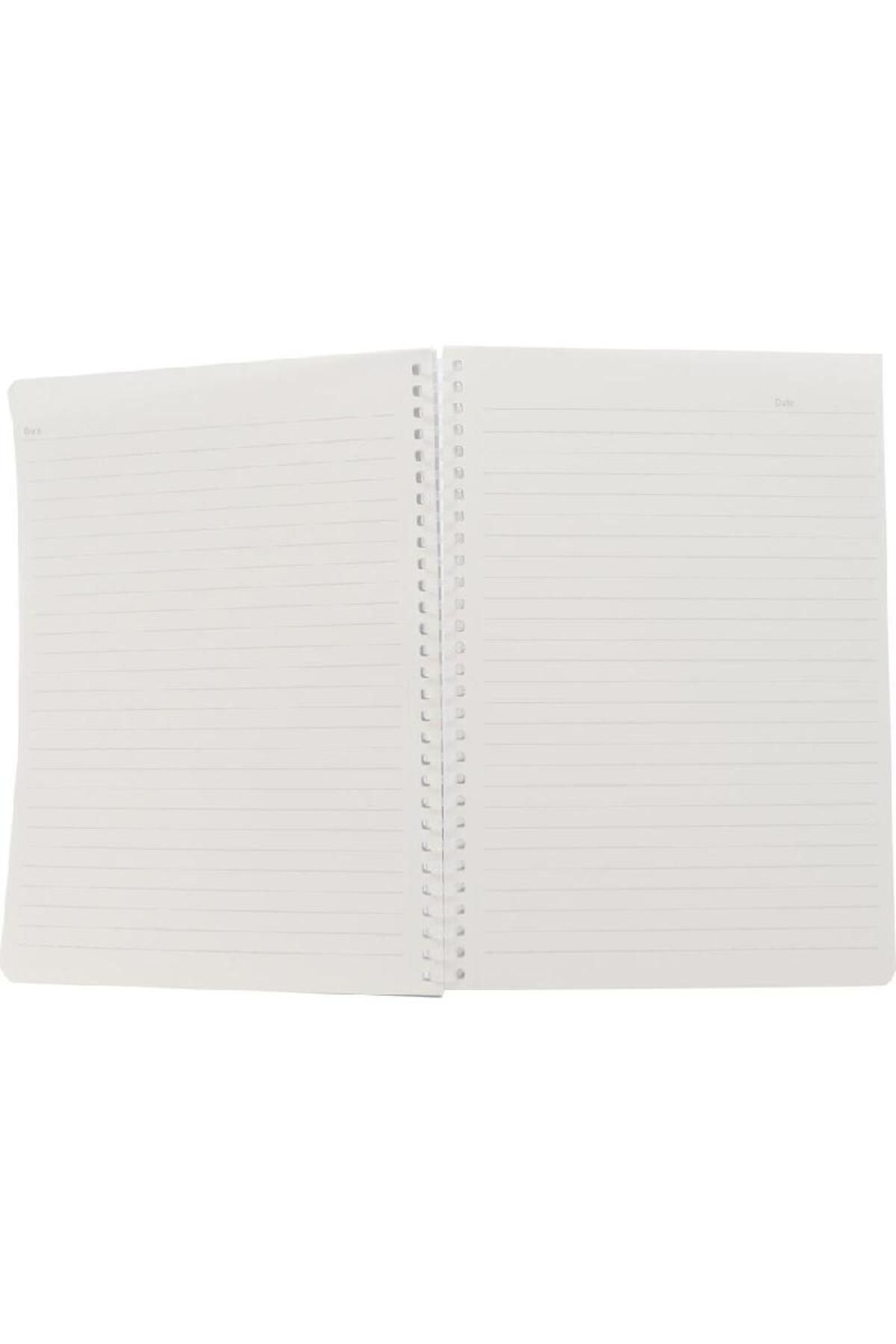 Roco-Notebook – B5, 160 Pages, Lined, Plain Silver Cover 3