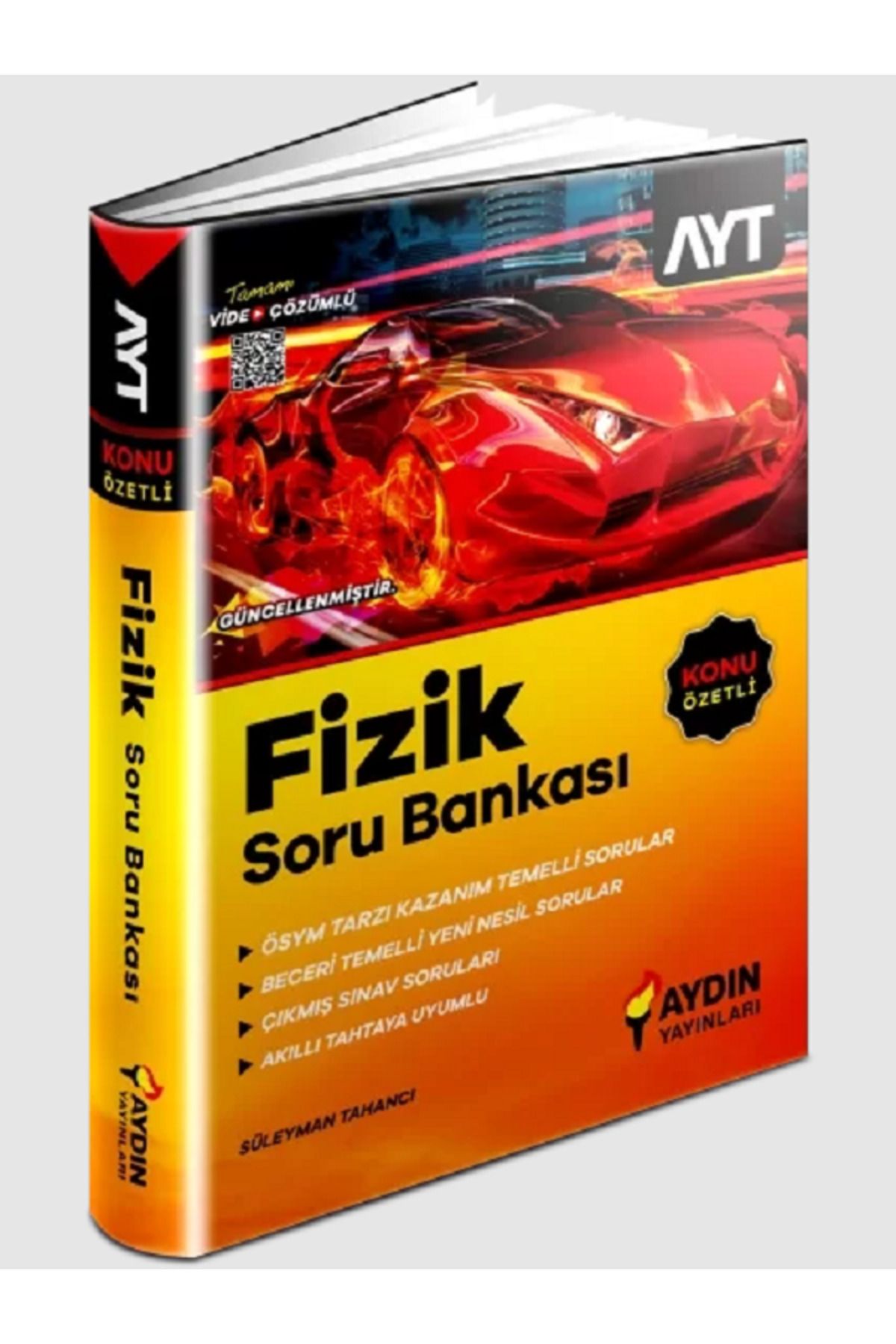 Evrensel İletişim Yayınları Aydın Yay. AYT FİZİK Soru Bankası / Konu Özetli - Sınavlara Hazırlık - Tamamı Video Çözümlü