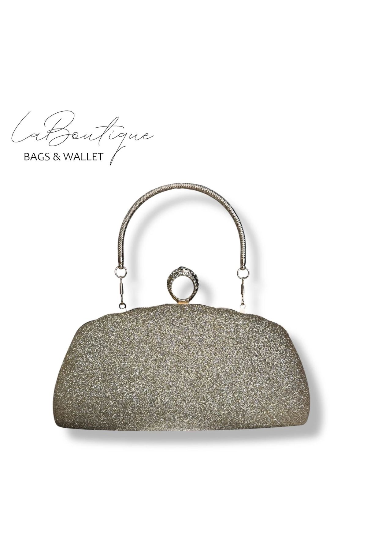 LA BOUTIQUE LB ABİYE ÇANTA 25-016 GOLD