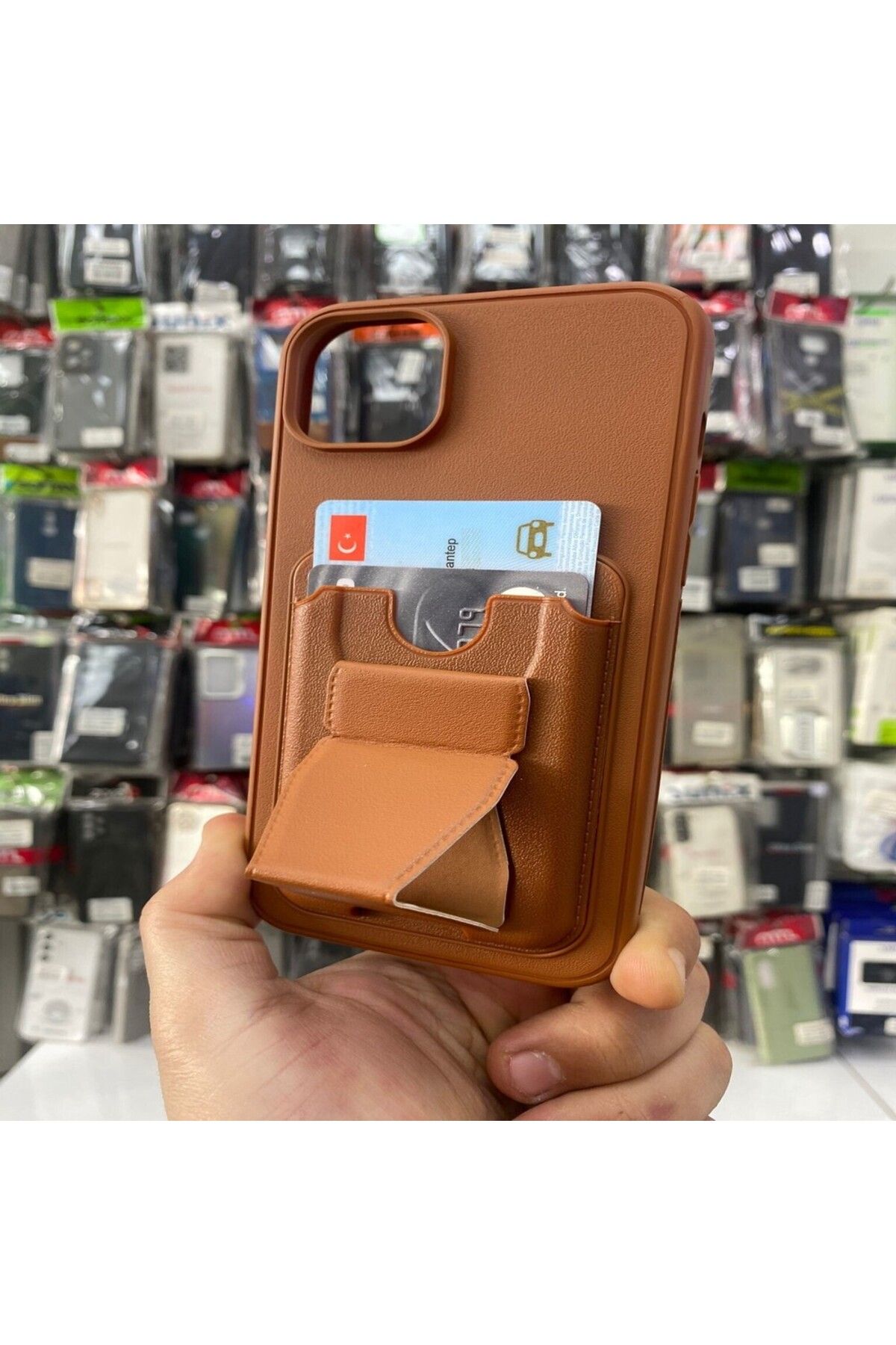 Soffany İPHONE 13 PRO DERİ KARTLIKLI KILIF