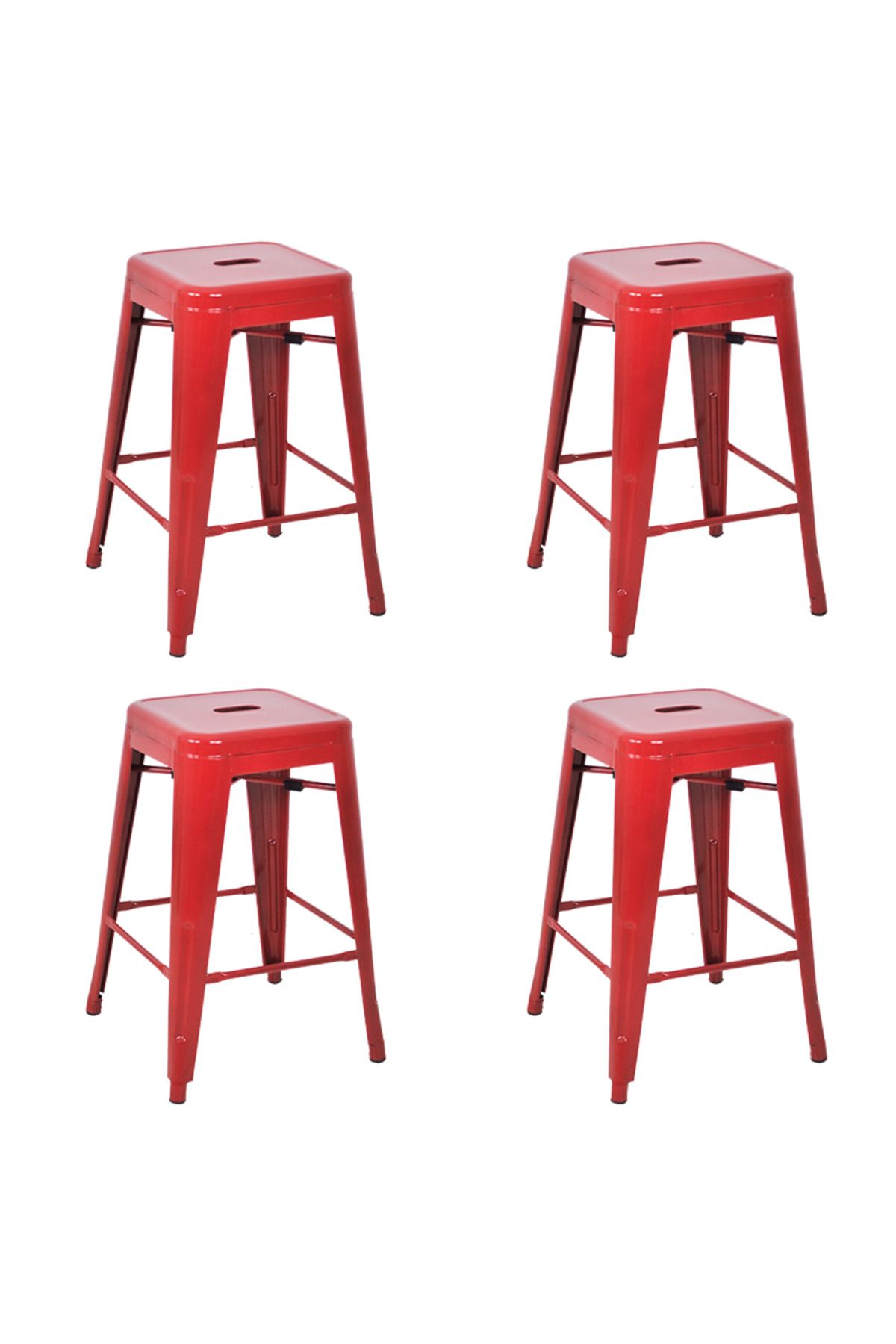 ChairLife Tolix Yüksek Metal Tabure (4 Adet)