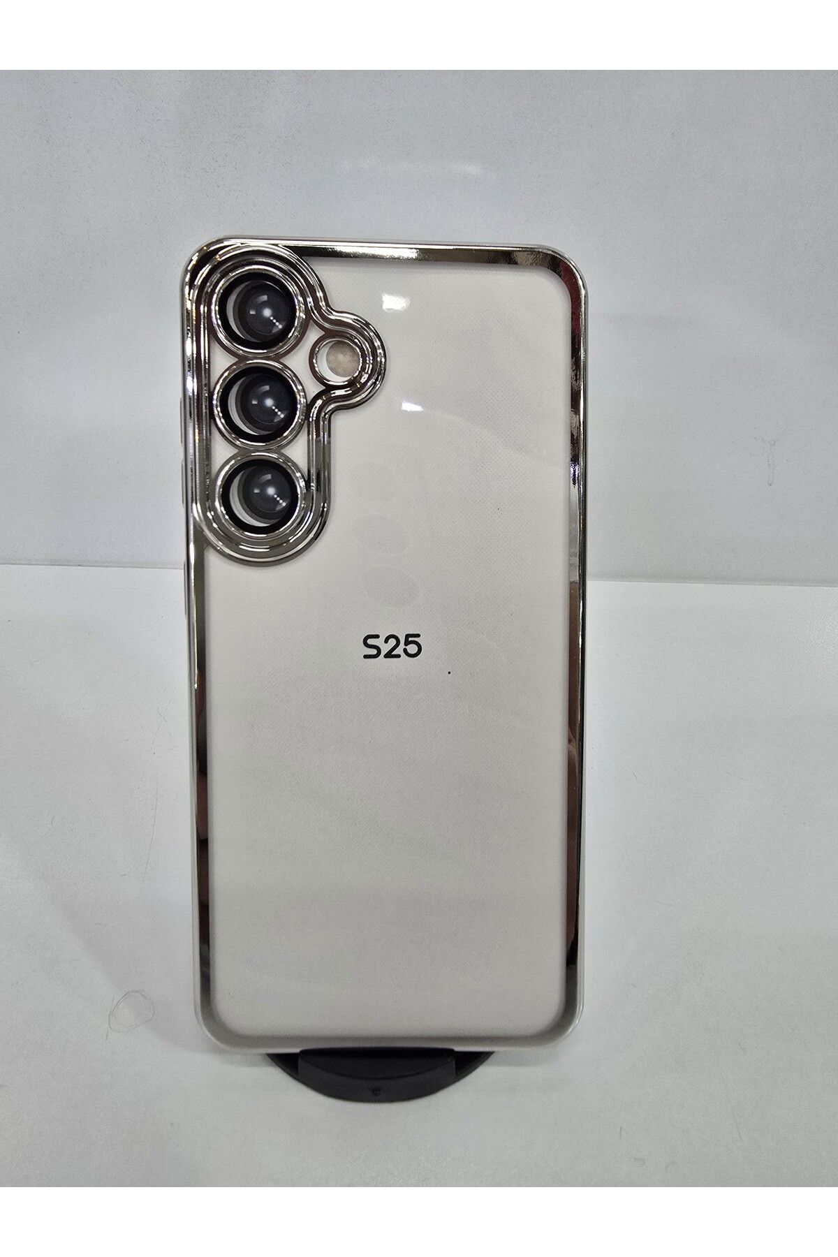 İnci Samsung s25 lansman kamera lens koruyucu lu silikonlu telefon kılıfı