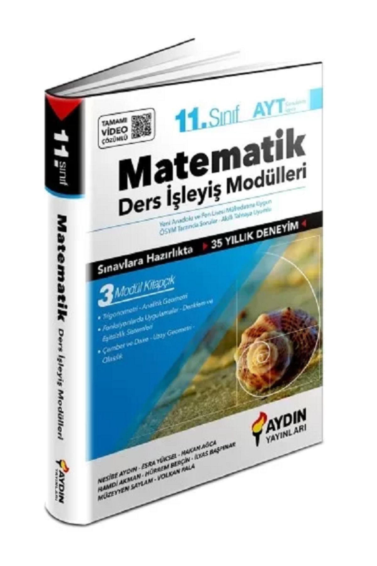 Evrensel İletişim Yayınları 11.Sınıf Aydın Yay. MATEMATİK Ders İşleyiş Modülleri / 3 Modül Kitapçık / Tamamı Video Çözümlü