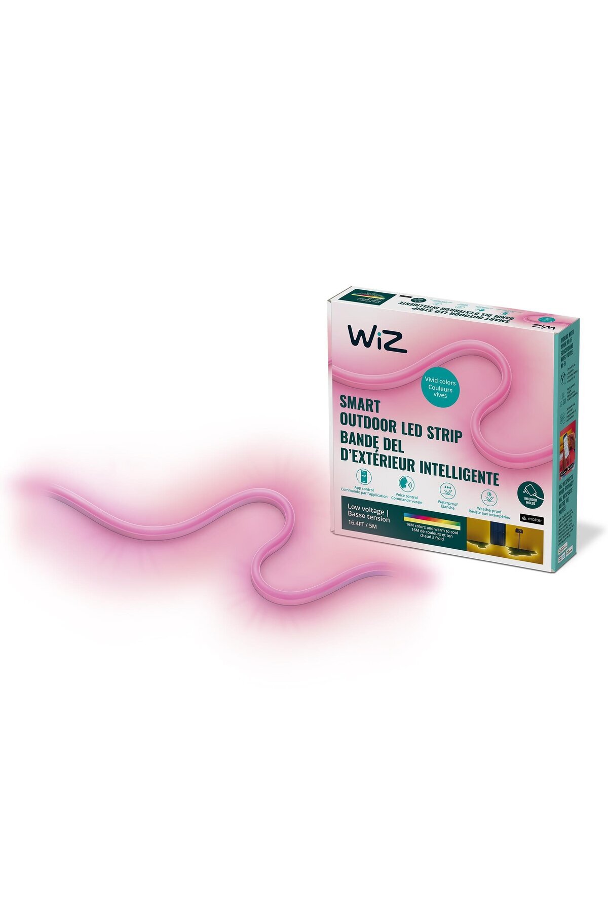 5 Metre Akıllı Outdoor Led Şerit 240 Lumen IP65 24 Watt