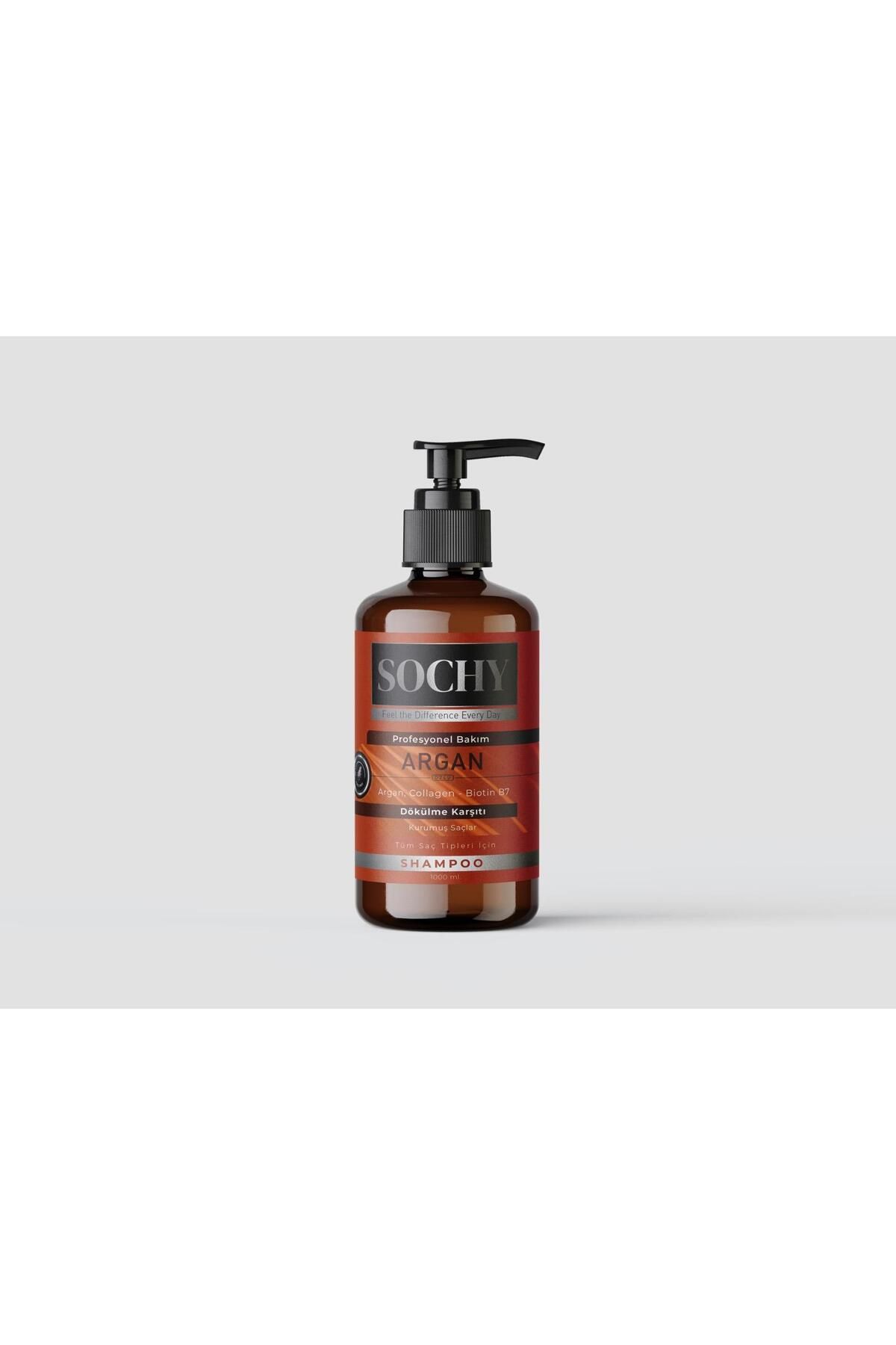 SOCHY 1000 ML Argan Yağlı Tuzsuz Şampuan