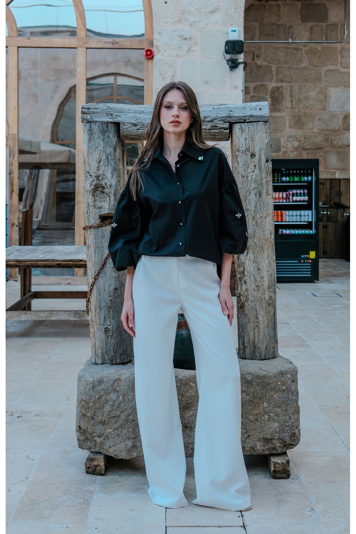 Esra Semiz BEYAZ HÜRREM PANTOLON