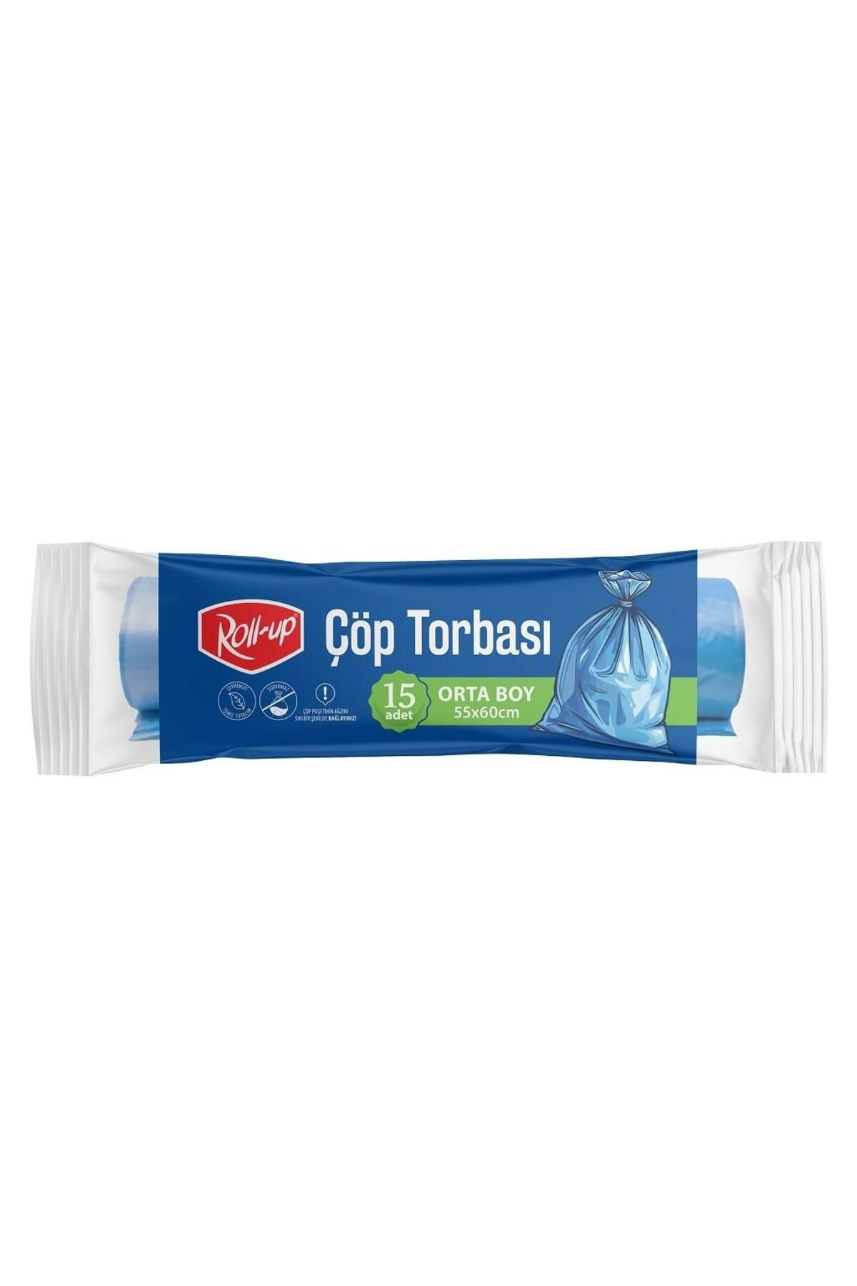 alsepeteavm Roll-up Çöp Torbası Orta 55x60cm 15 Adet