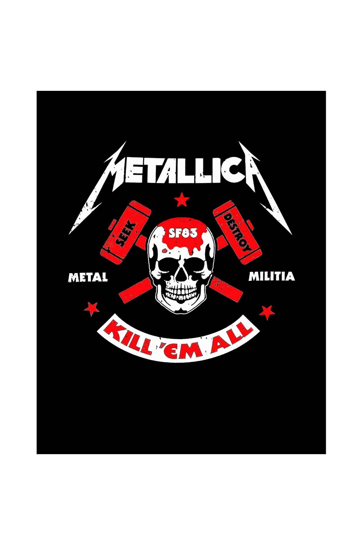 Z zepplin Metallica Kill'em All Büyük Sırt Patch Yama
