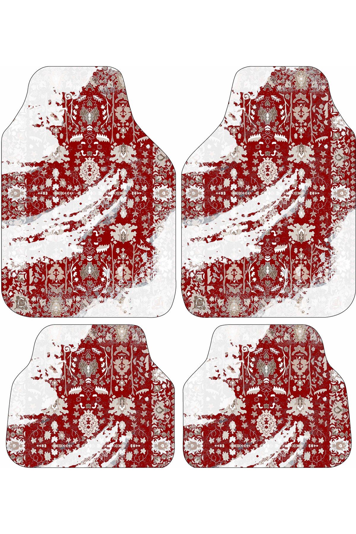 Halı Her Araca Uyumlu Dot Taban Toz Tutmaz Yüzey Dijital Baskı Araba Paspası DESIGN BY GÜNEŞ