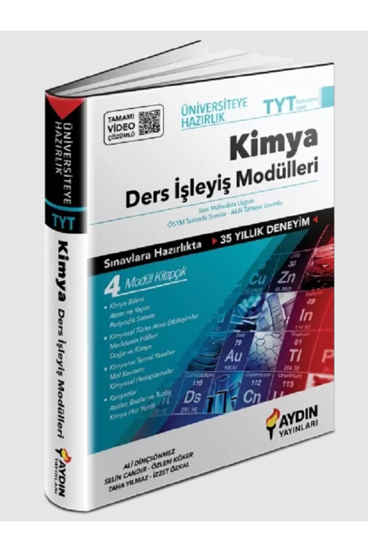 Evrensel İletişim Yayınları Aydın Yay. TYT KİMYA Ders İşleyiş Modülleri / 4 Modül Kitapçık / Tamamı Video Çözümlü