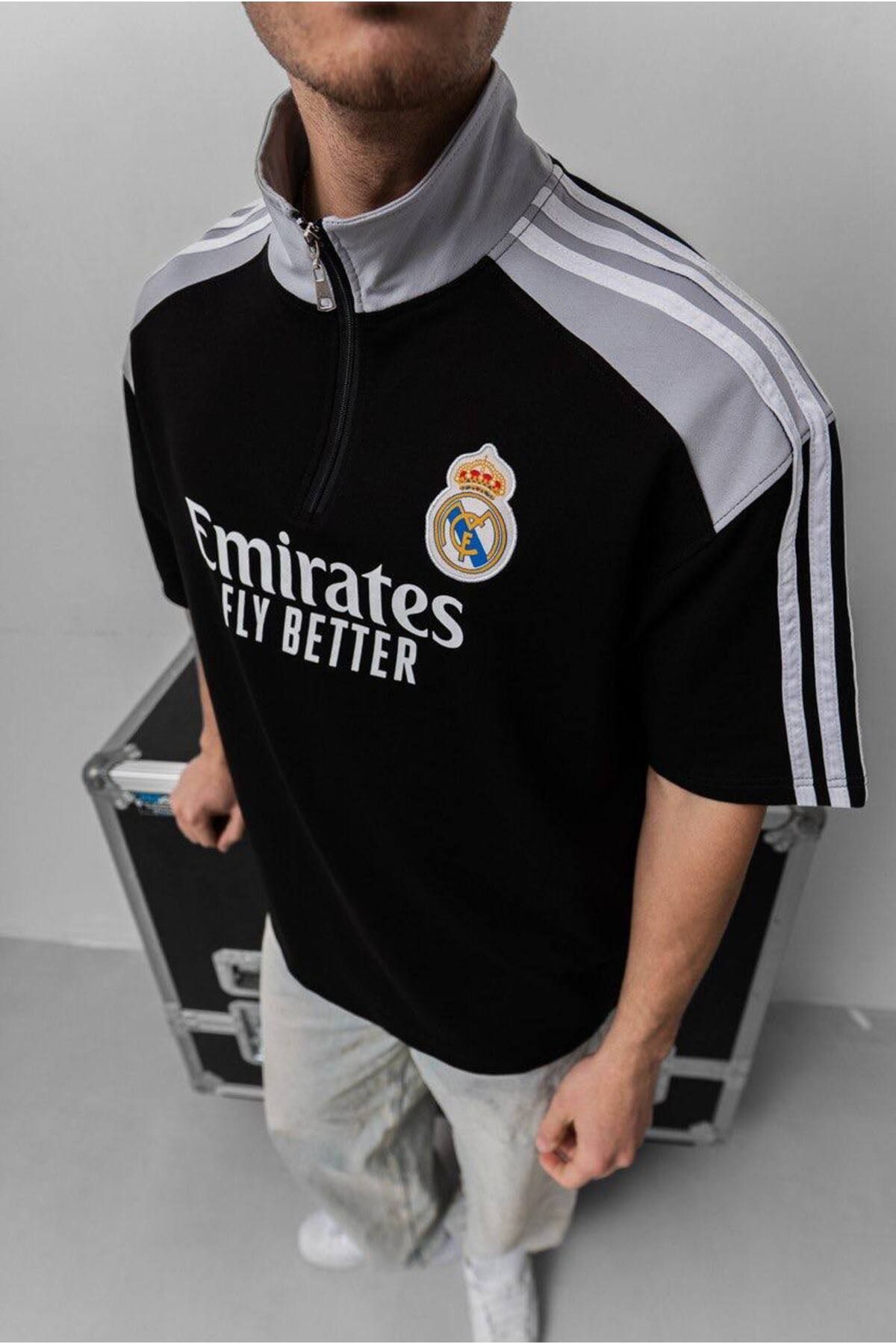SENTİNEL WEAR REAL M. NAKIŞLI FERMUAR OVERSIZE PREMIUM T-SHIRT (NEW SERIES)