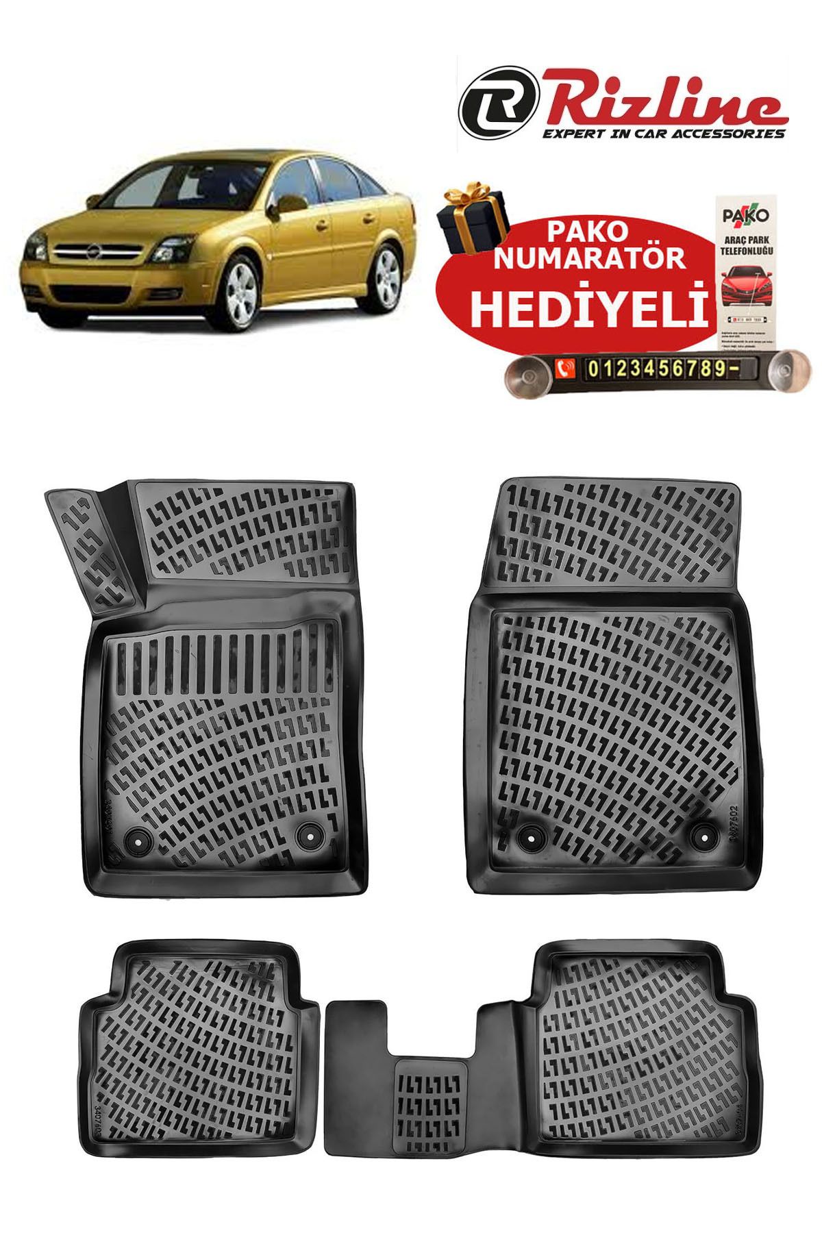 Rizline Opel Vectra C 2002-2008 Havuzlu Paspas