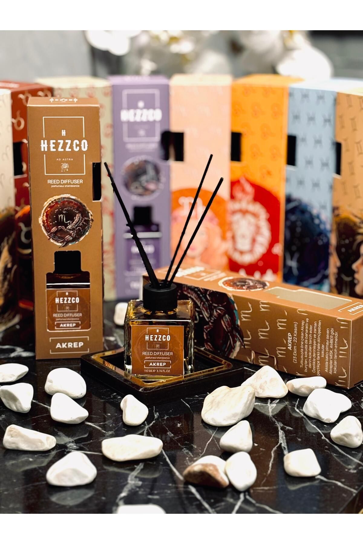 HEZZCO AKREP BURCU – BAMBU ÇUBUKLU ODA KOKUSU (110 ml)