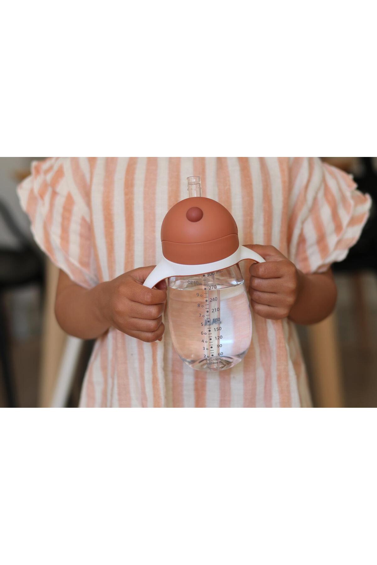 Beaba 300 ml Şeffaf Pipetli Suluk, Terracotta fotoğrafı 4 (önizleme)