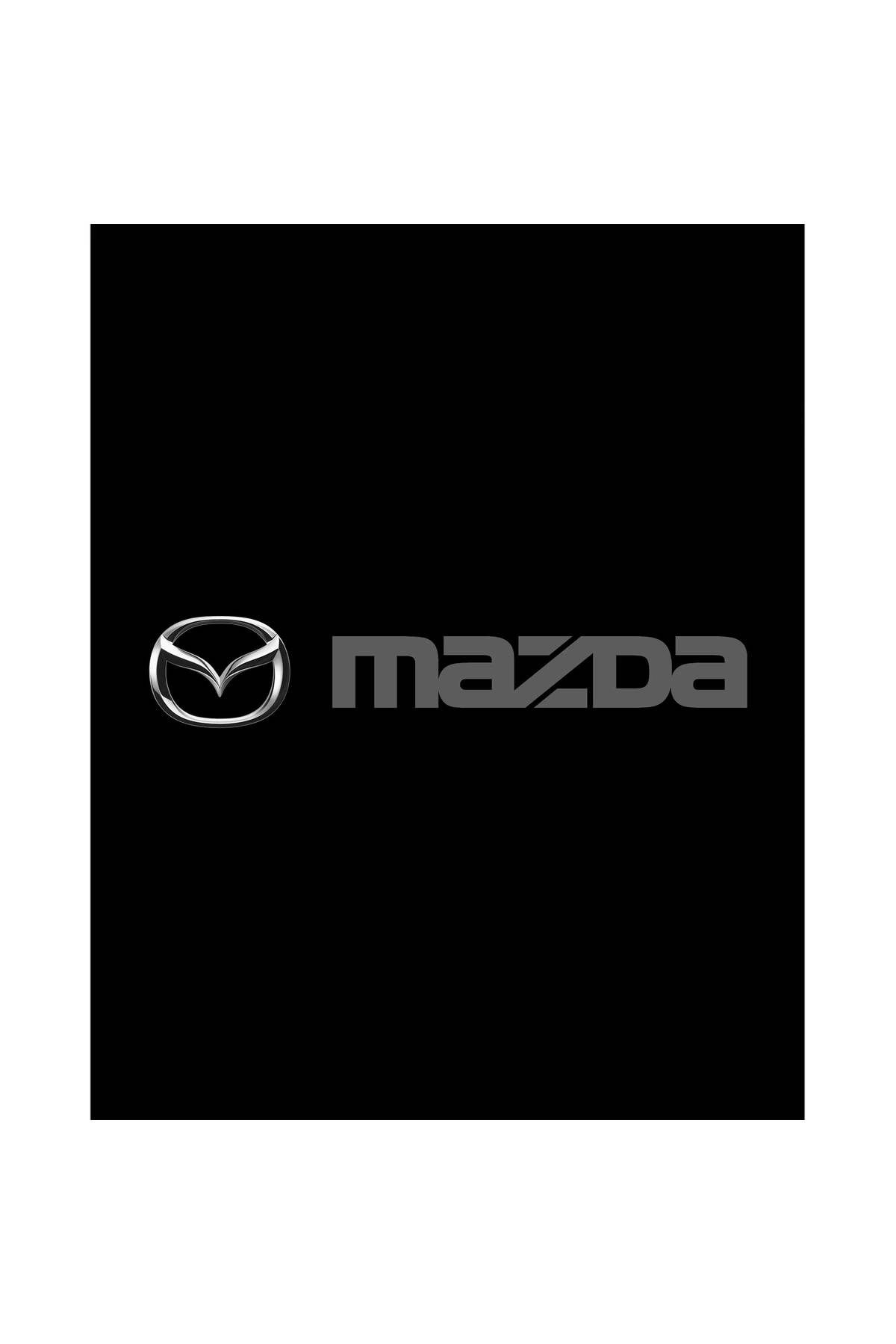 Z zepplin Mazda Text Logo Büyük Sırt Patch Yama
