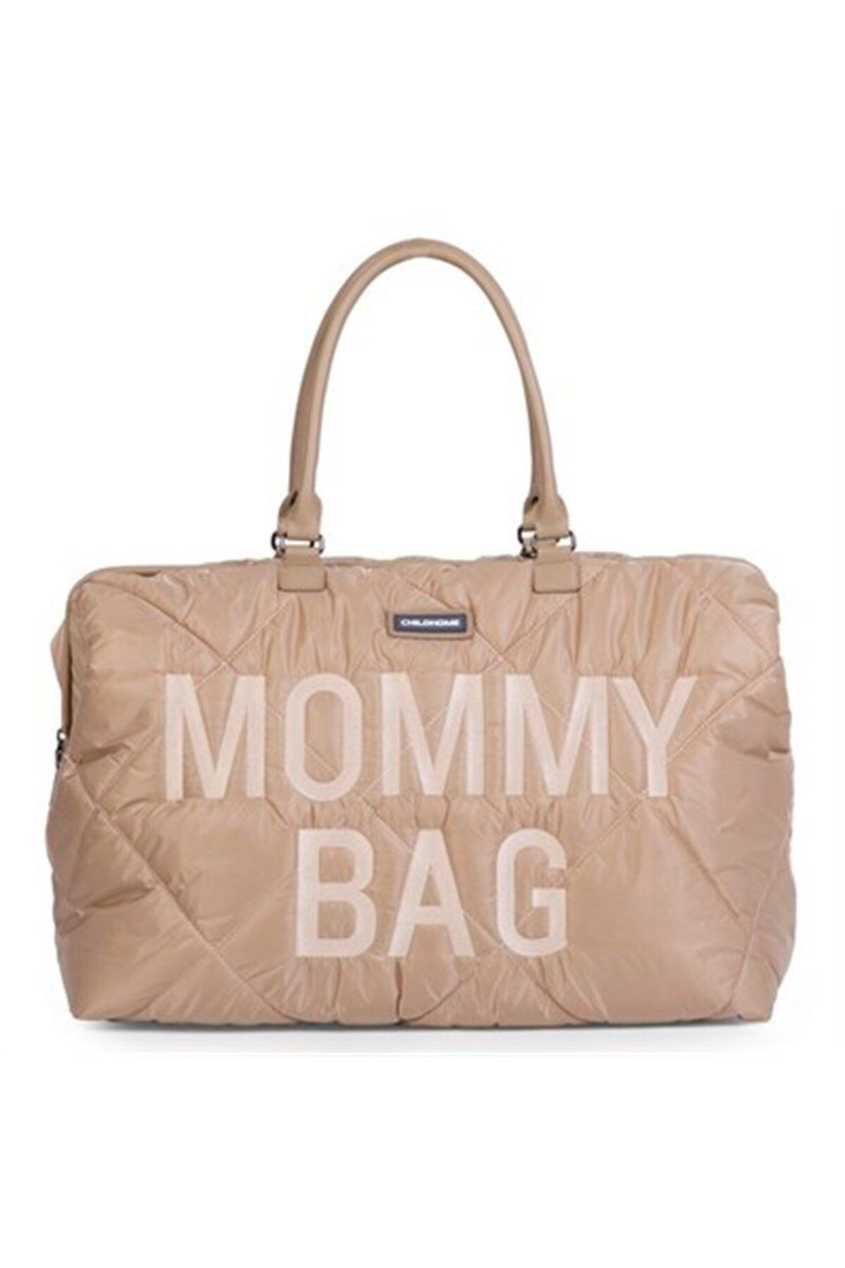 CHILDHOME Mommy Bag, Anne Bebek Bakım Çantası Puffy, Bej