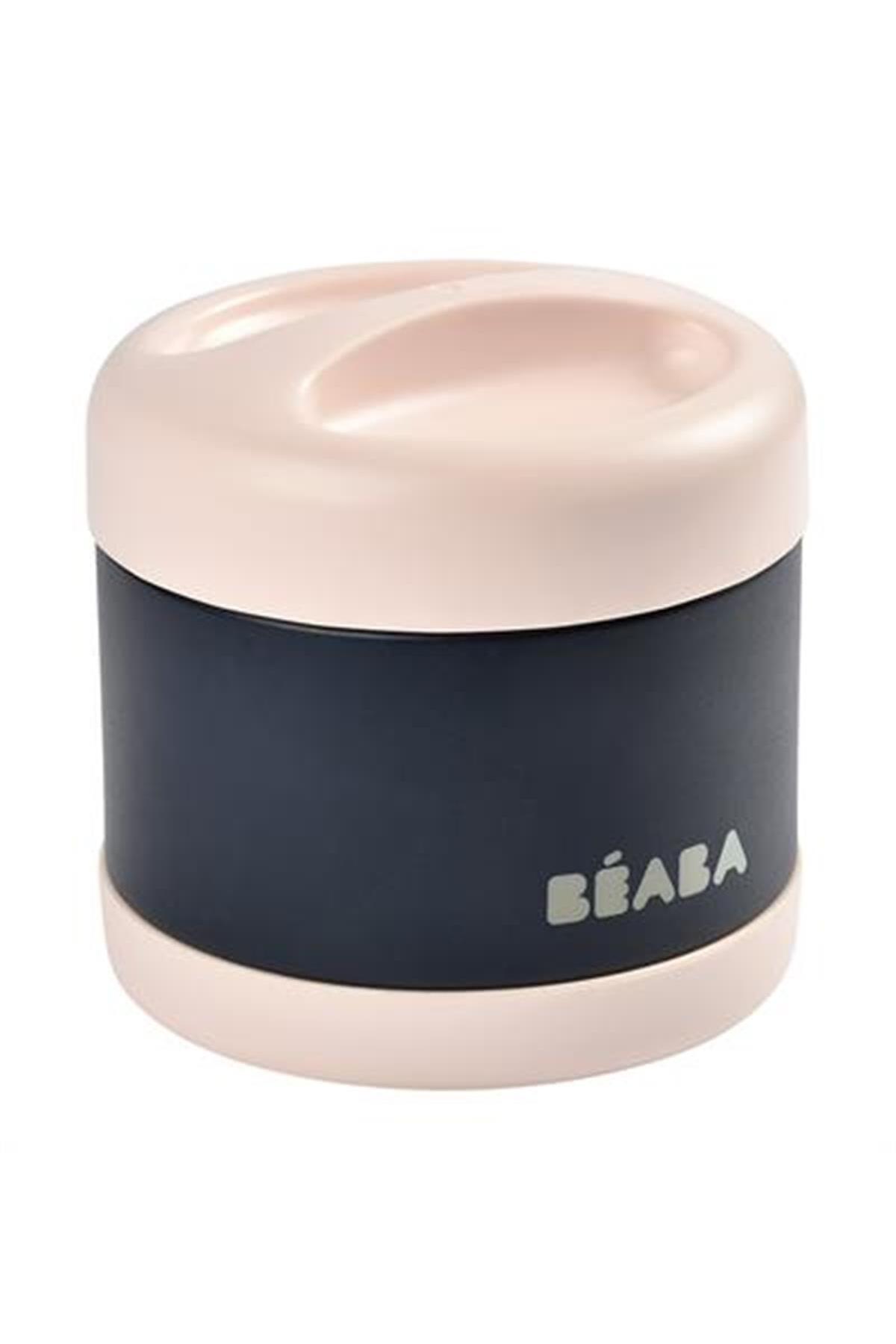 Beaba 500 ml Paslanmaz Çelik Yiyecek Termosu (light pink/dark blue) fotoğrafı 3 (önizleme)