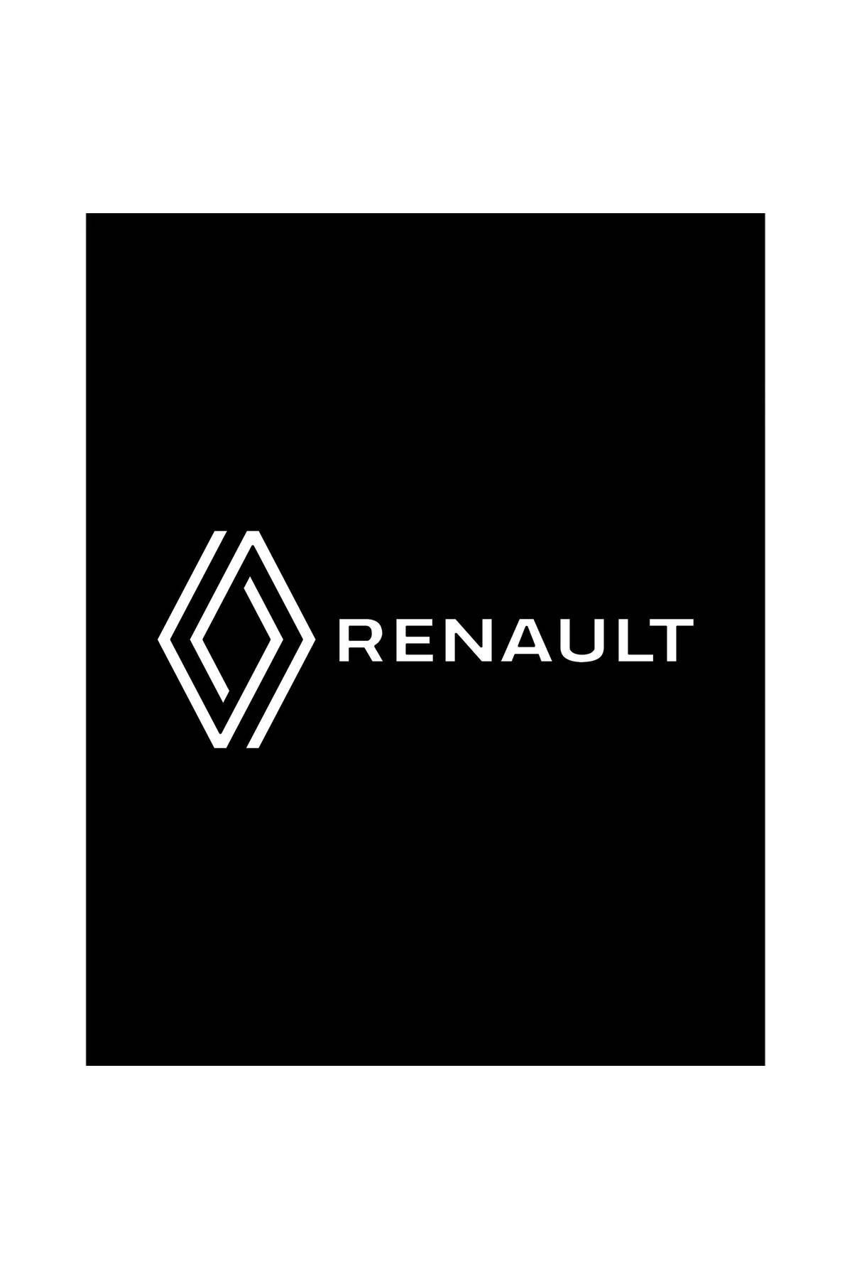 Z zepplin Renault New Logo Text Büyük Sırt Patch Yama