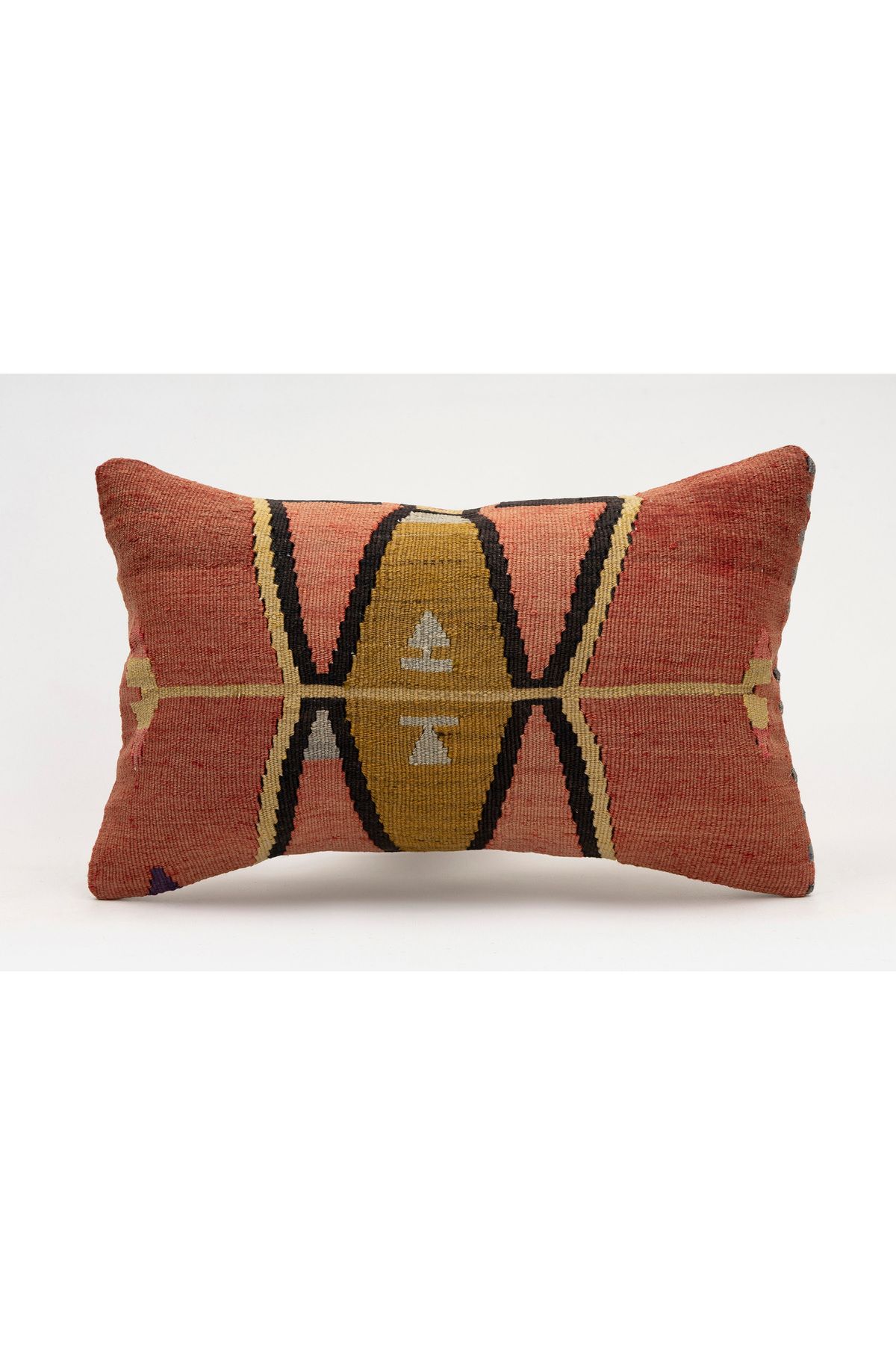 Kilim Whole Sale El Yapımı Kilim'den Yapılmış Vintage Kırlent Kılıfı, Yün, 30x50 Cm