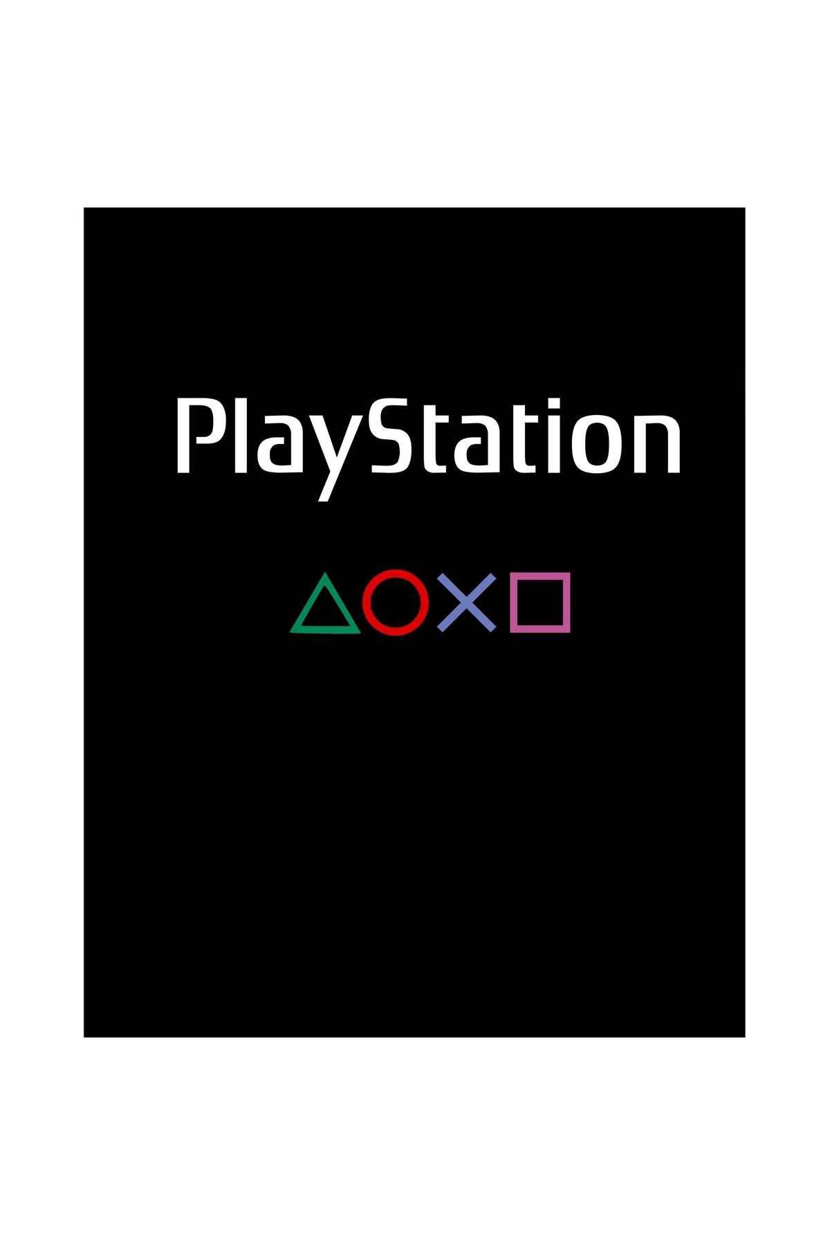 Z zepplin Playstation Text Consol Büyük Sırt Patch Yama