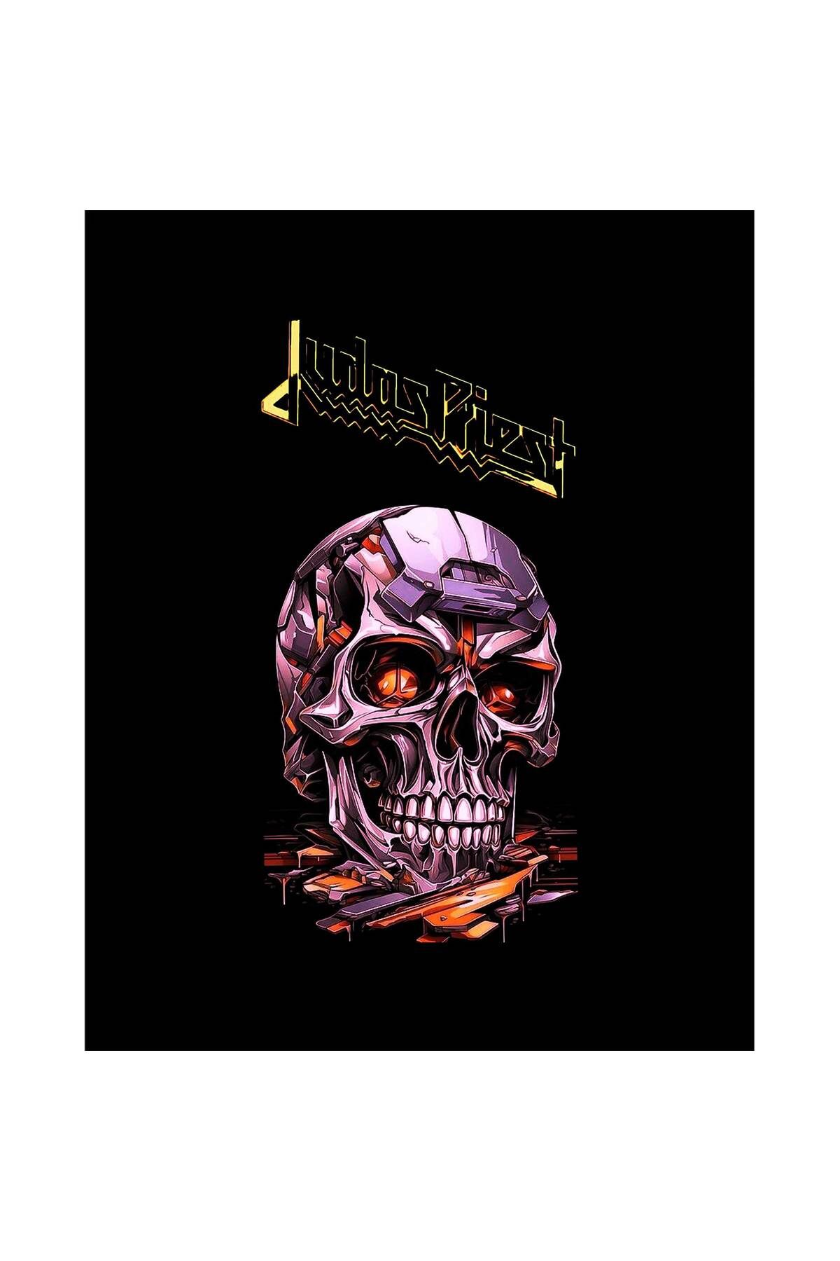 Z zepplin Judas Priest Modern Skeleton Büyük Sırt Patch Yama