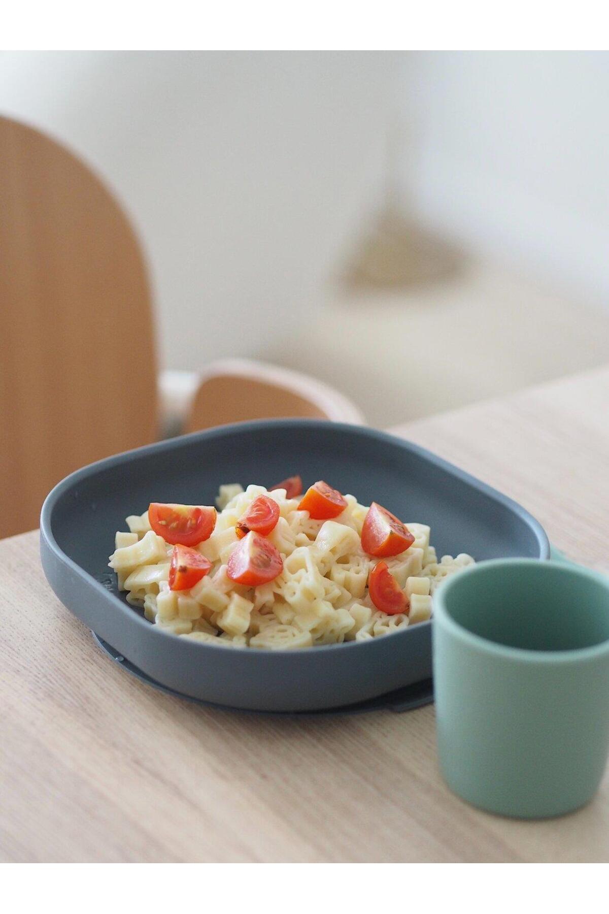 Beaba Vakumlu Silikon Tabak, Mineral Grey fotoğrafı 4 (önizleme)