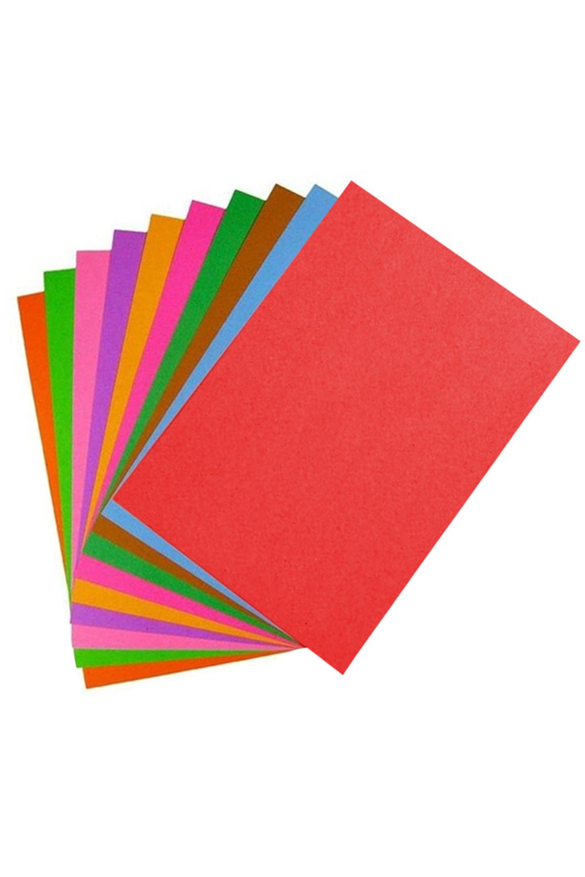 Muka Renkli Mukavva 50x70 Cm Karışık 1,0 Mm 18 Lı (1 PAKET 18 ADET)