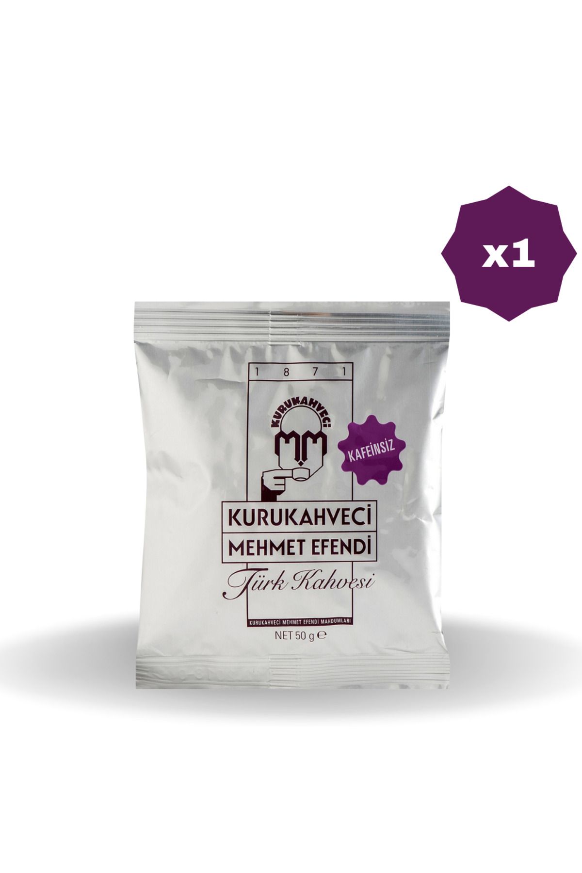 Mehmet Efendi MEHMET EFENDİ TÜRK KAHVESİ KAFEİNSİZ 50 GR - (1 ADET)