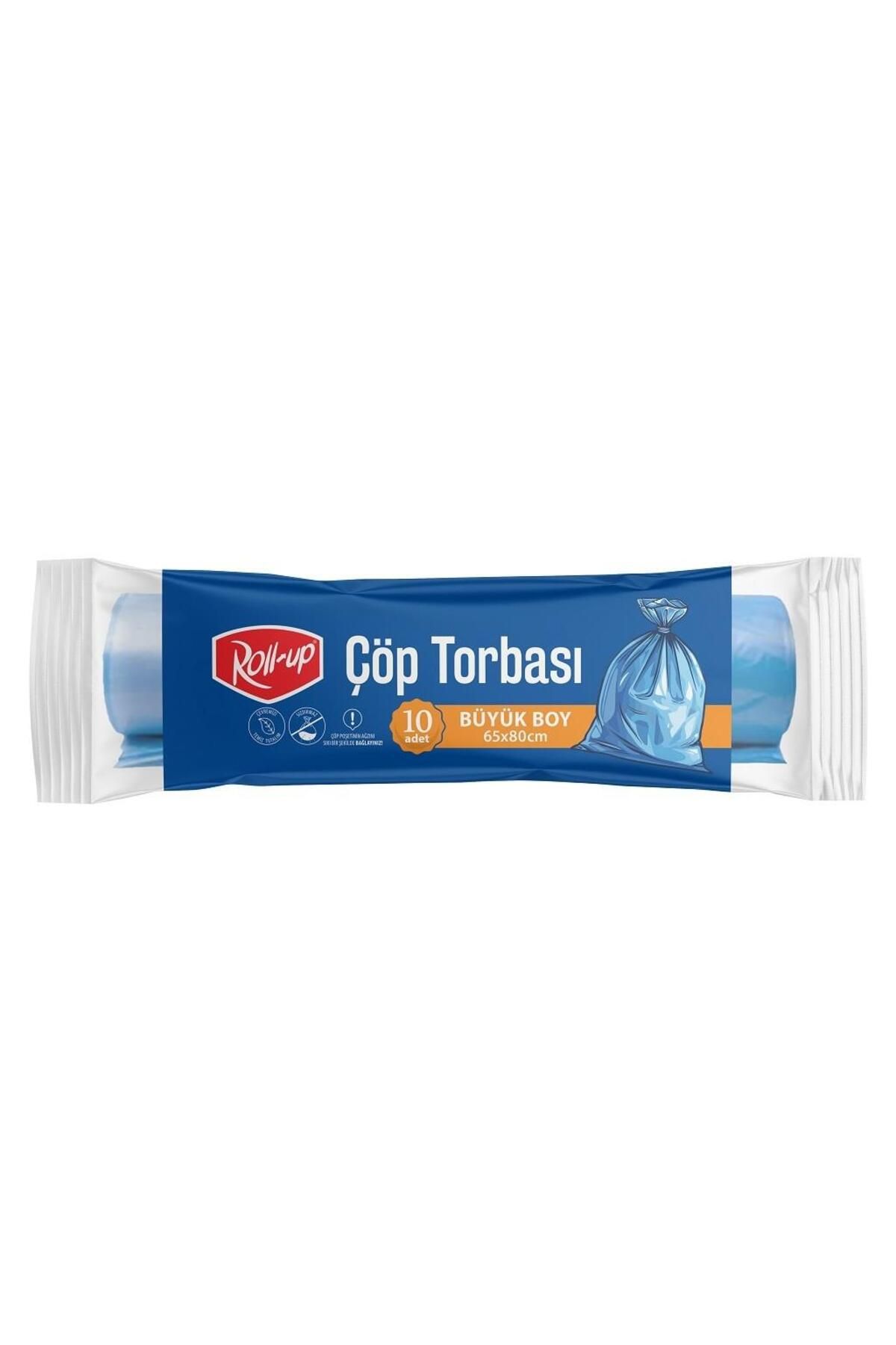 alsepeteavm Roll-up Çöp Torbası Büyük 65x80cm 10 Adet