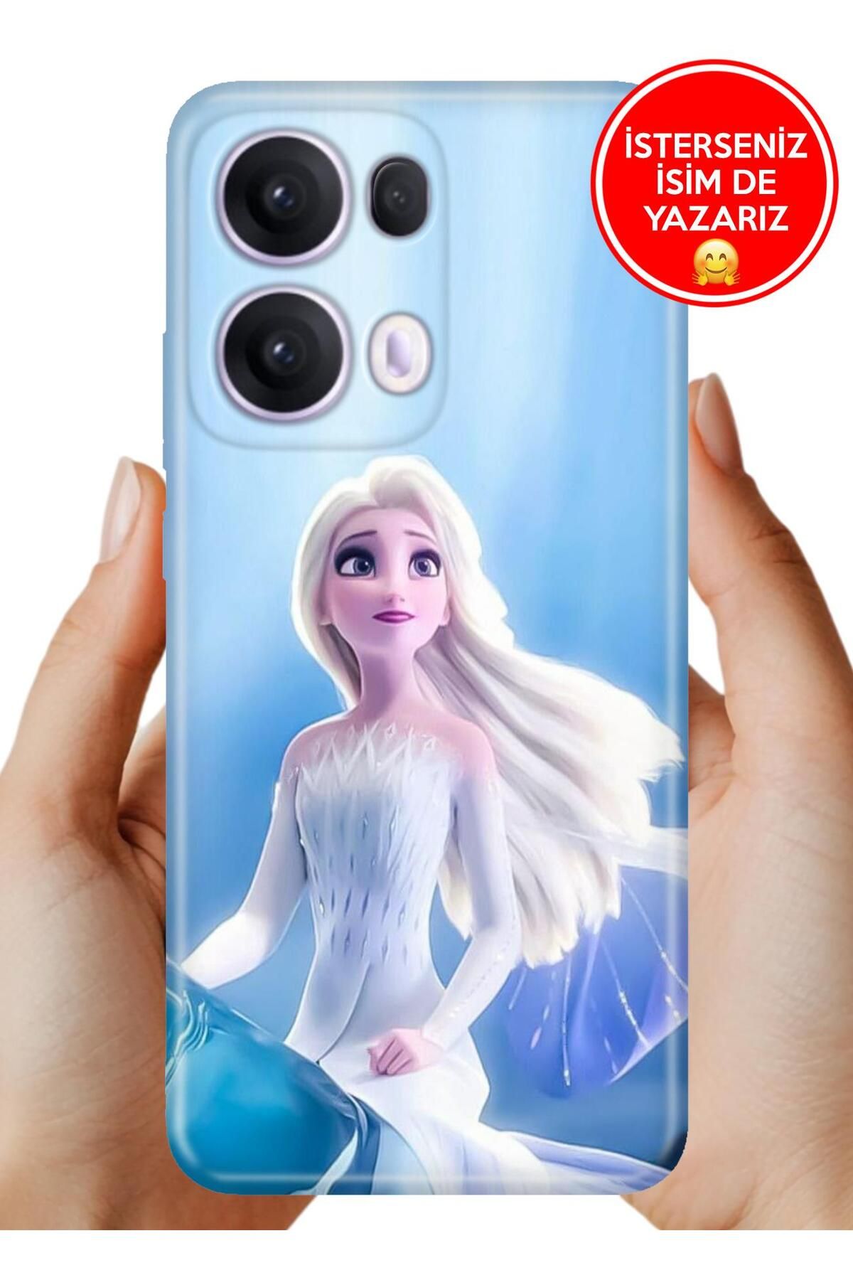 OPPO Reno 13 Pro Kılıf Oppo Reno 13 Pro Lüks Desenli Silikon Cover Case Frozen