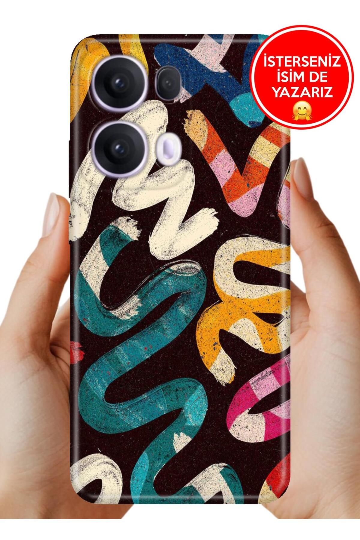 OPPO Reno 13 Pro Kılıf Oppo Reno 13 Pro TPU Resimli Silikon Ikonicc