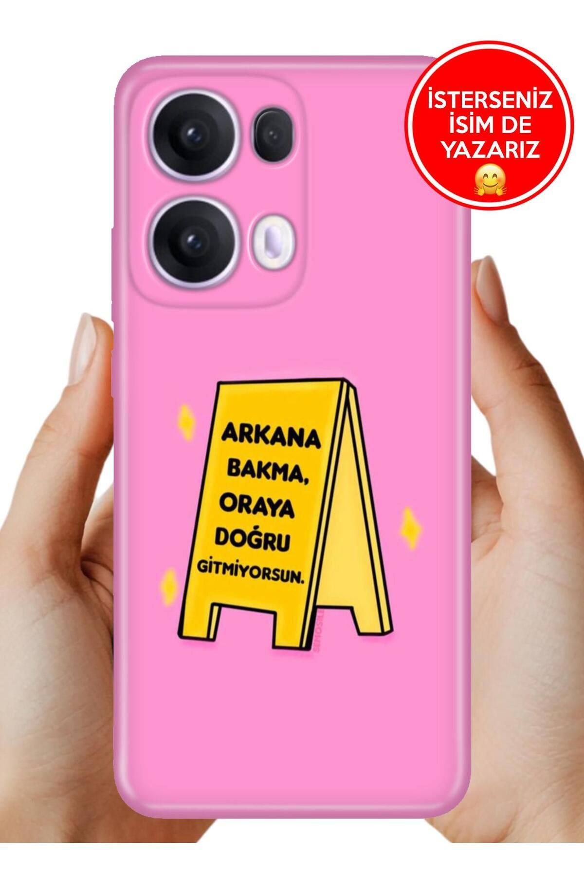 OPPO Reno 13 Pro Kılıf Oppo Reno 13 Pro Uv Baskı Temalı Silikon ArkanaBakmaSlogan
