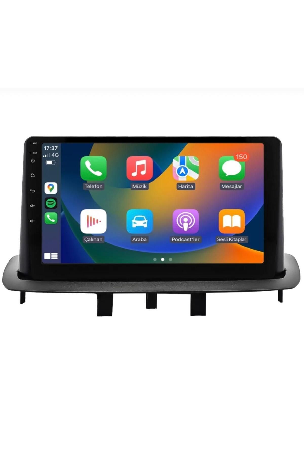 Mat Renault Fluance Android Multimedya 4gb Ram 64gb Hafıza Carplay Usb Navigasyon