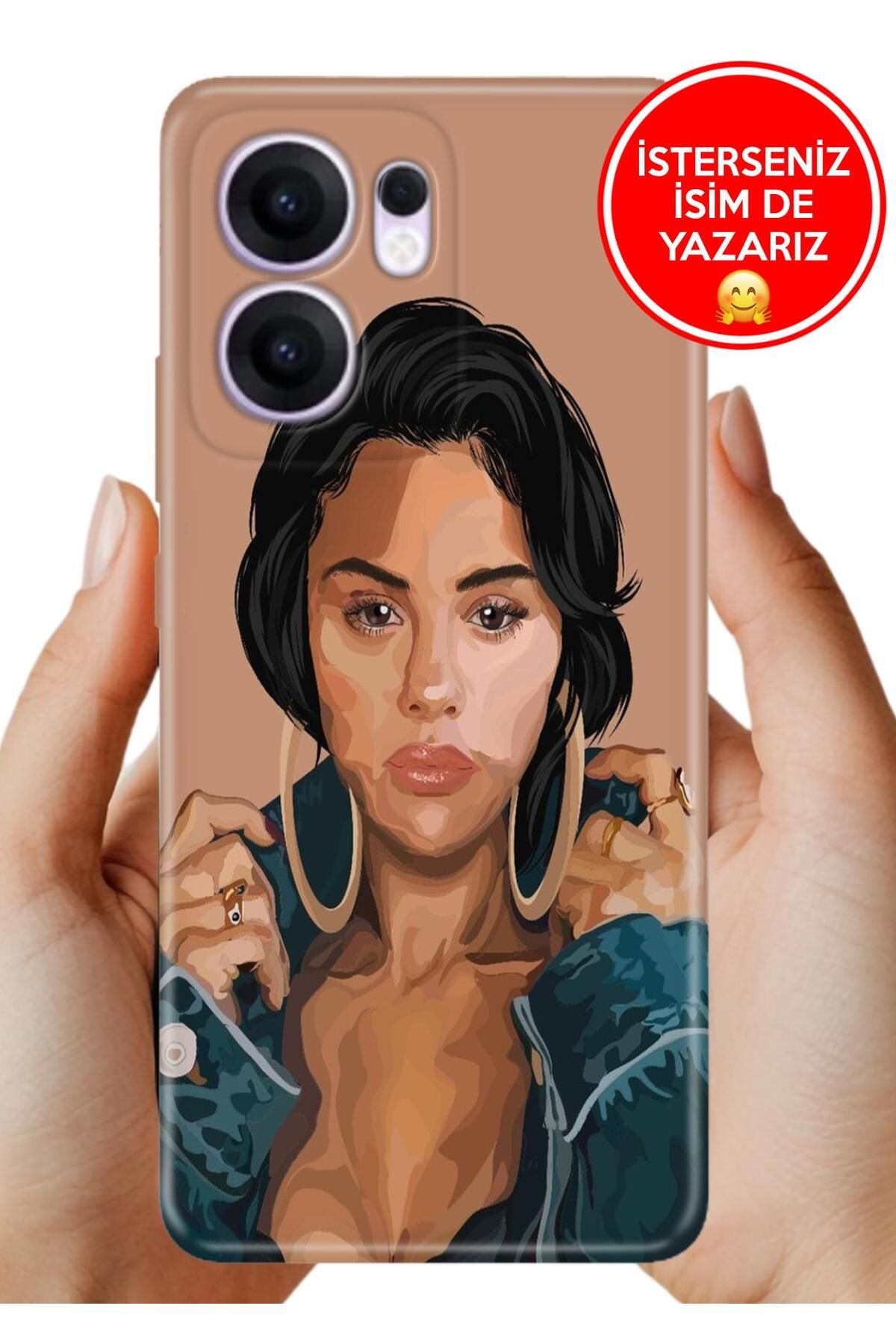 OPPO Reno 13F 5g Kılıf Oppo Reno 13F Rubber Esnek Silikon Tam Koruma Selena-Art