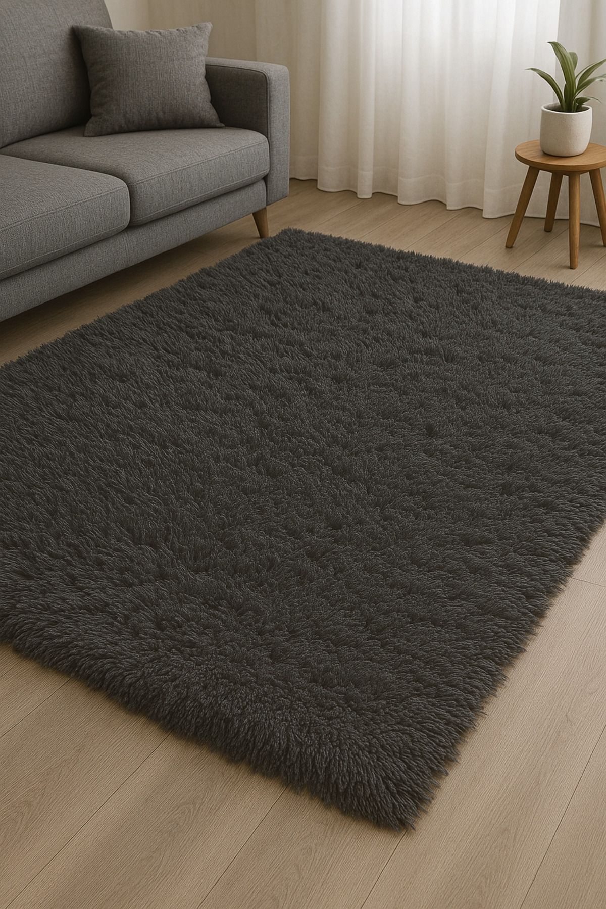 Carpetella Yumuşak Peluş Halı Kaymaz Tabanlı