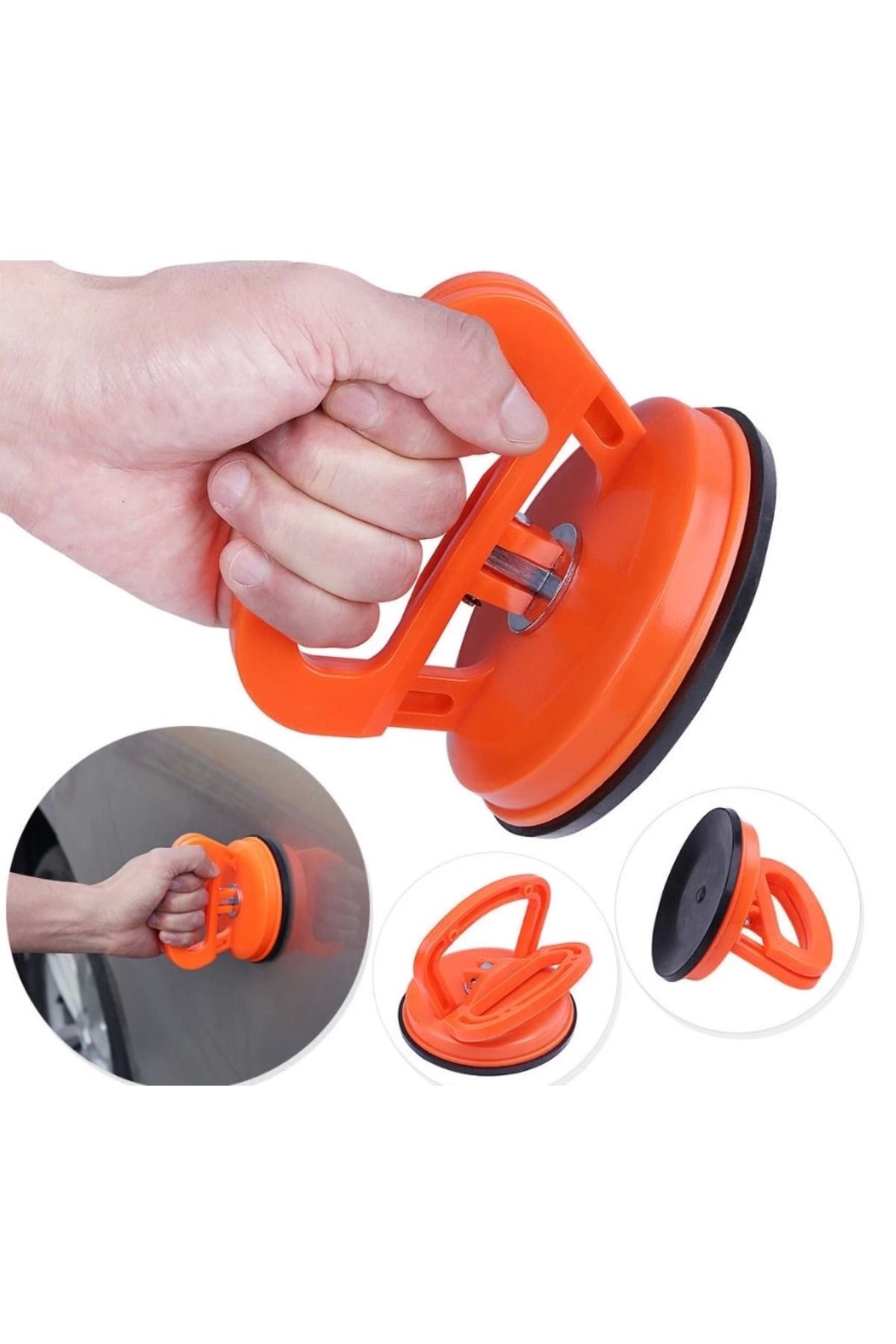 E&E Home Pratik Büyük Boy Göçük Giderici Güçlü Vantuz Siyah